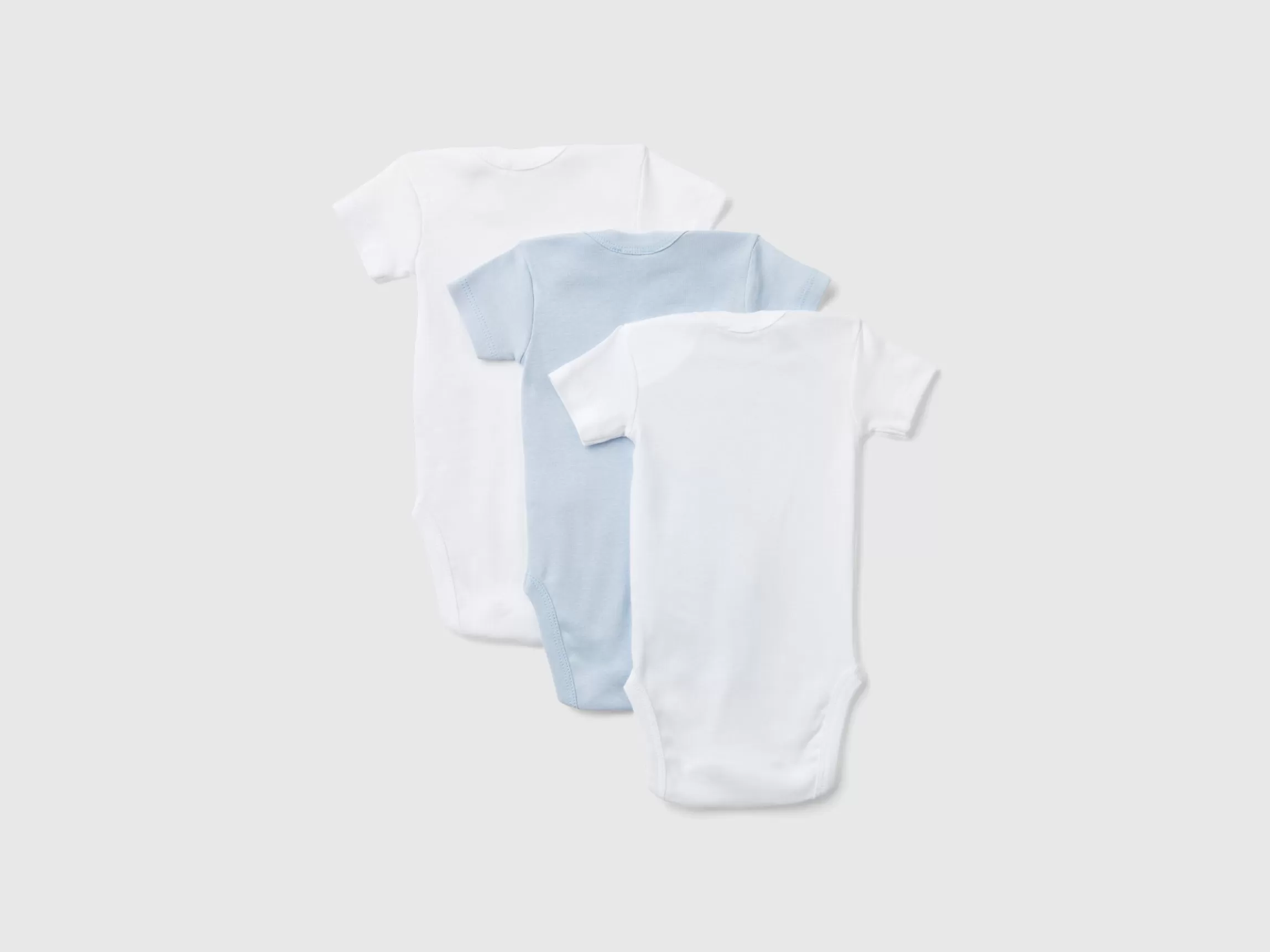 United Colors of Benetton Organic cotton solid color bodysuit set