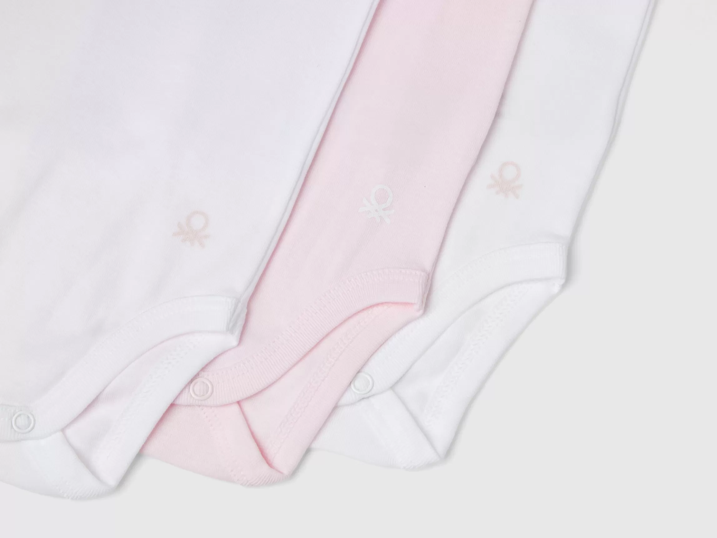 United Colors of Benetton Organic cotton solid color bodysuit set
