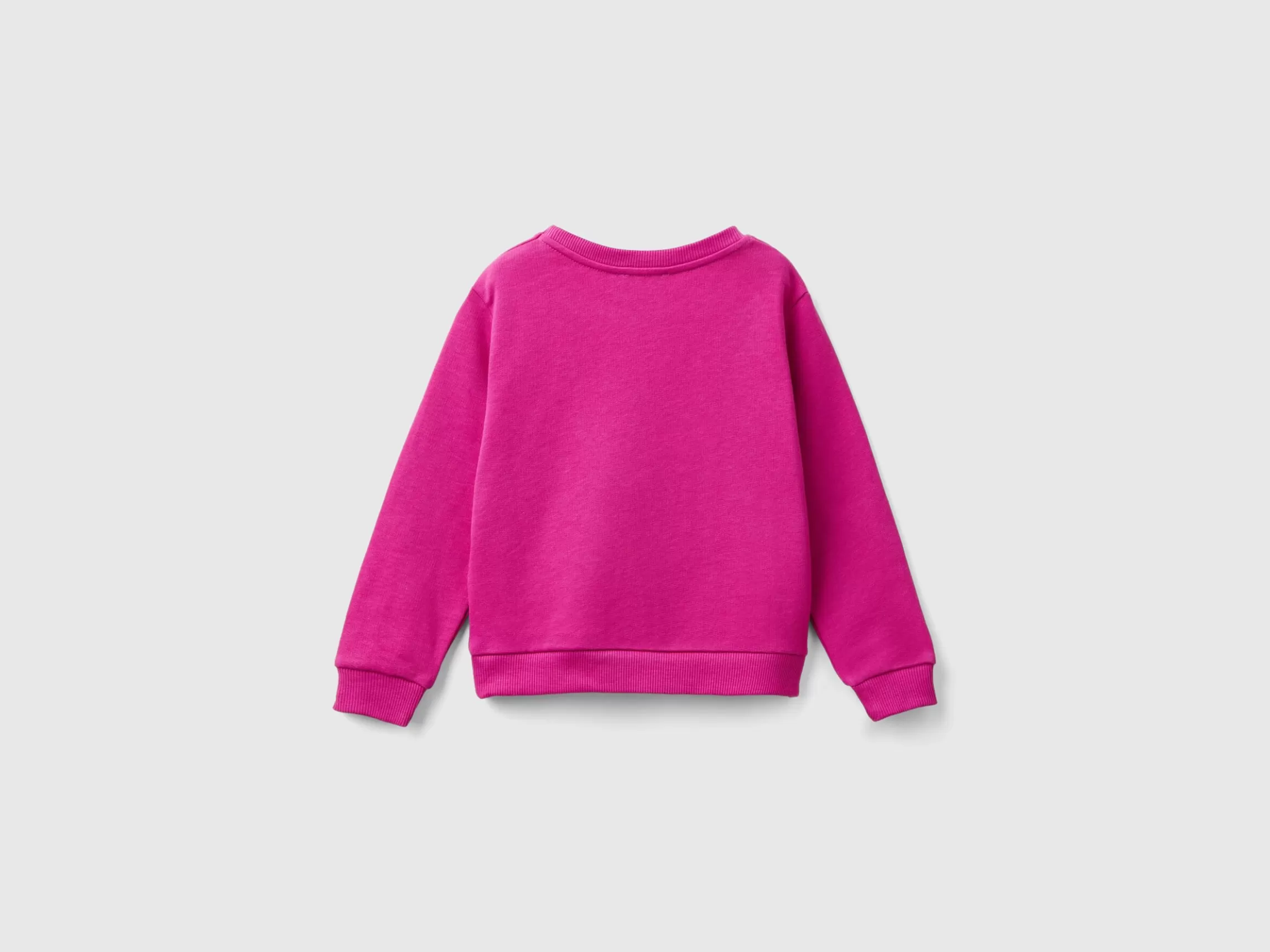 United Colors of Benetton 100% organic cotton sweatshirt with logo