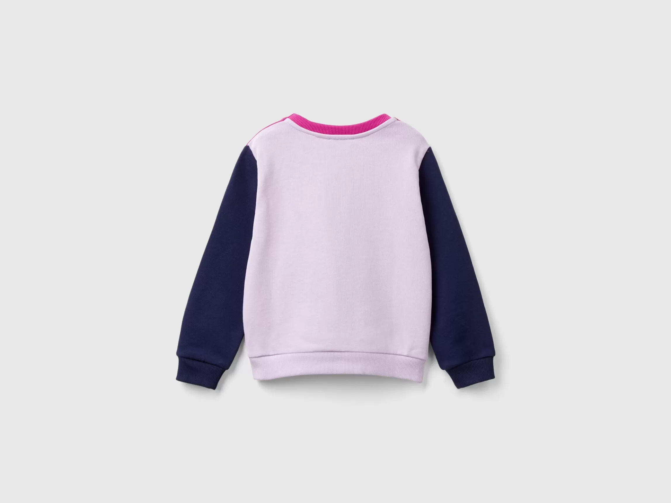 United Colors of Benetton 100% organic cotton sweatshirt with logo