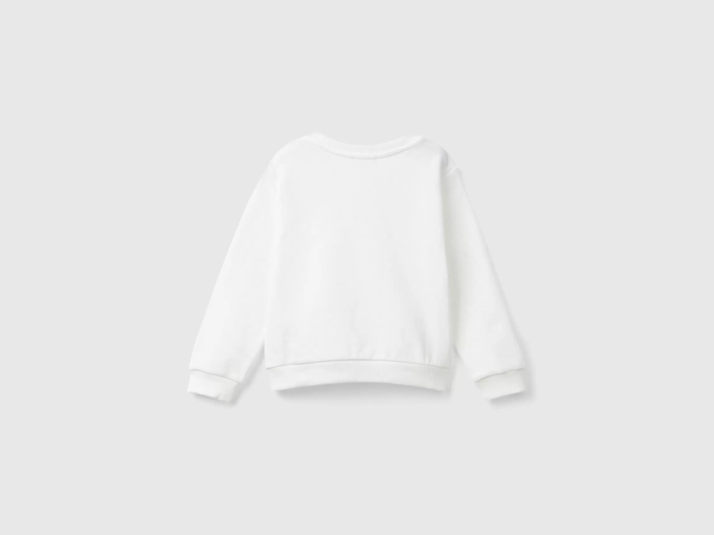 United Colors of Benetton 100% organic cotton sweatshirt with logo