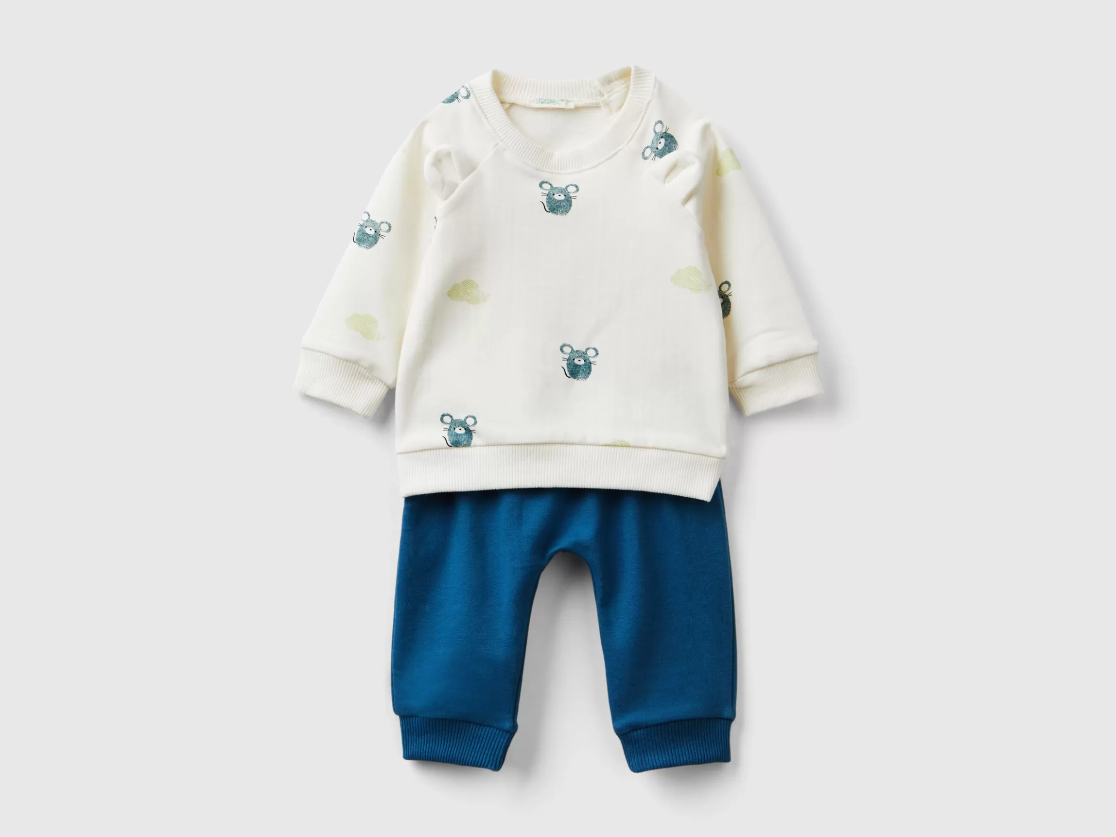 United Colors of Benetton Outfit set in stretch sweat