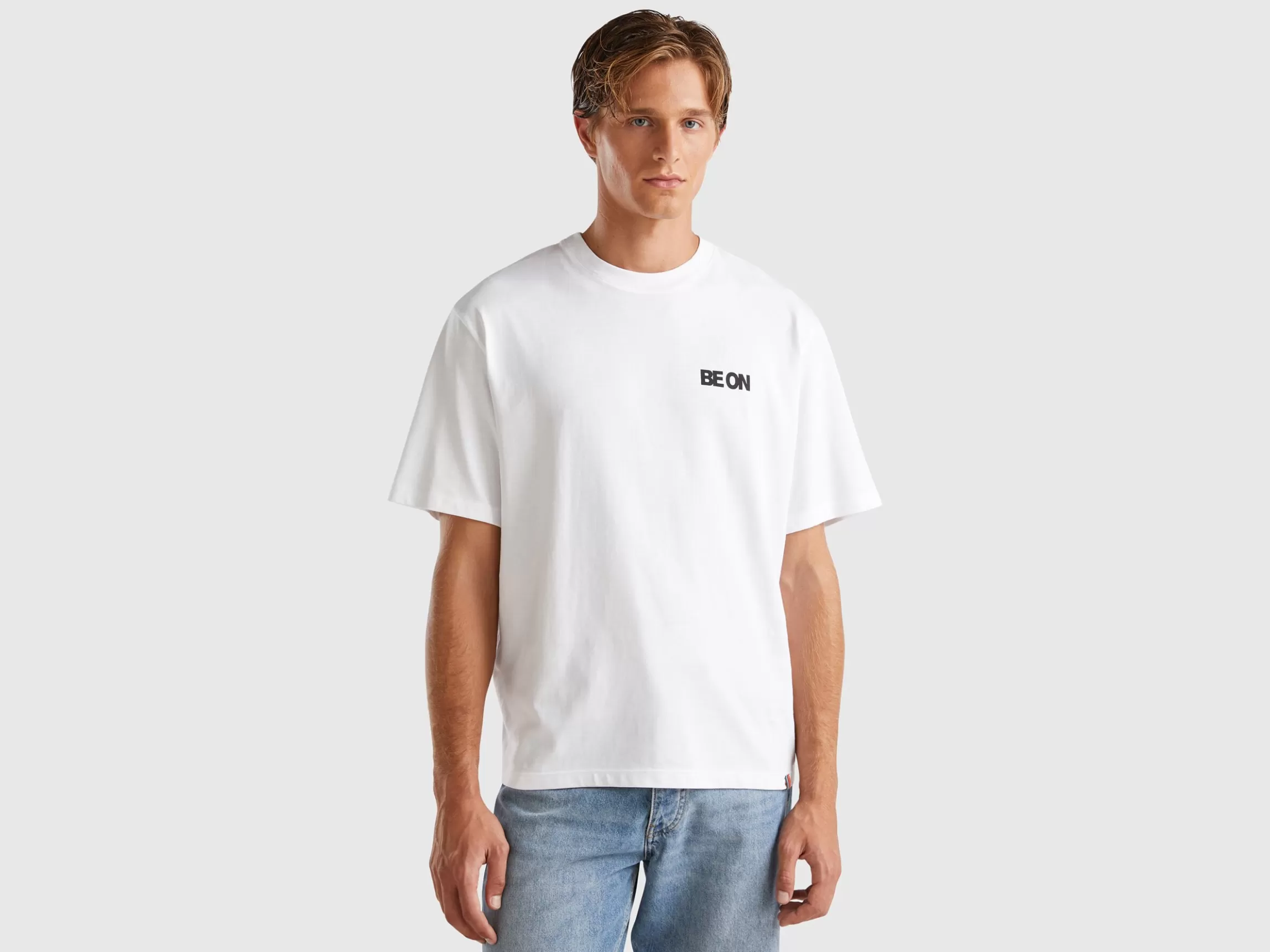 United Colors of Benetton Oversized fit t-shirt in pure cotton