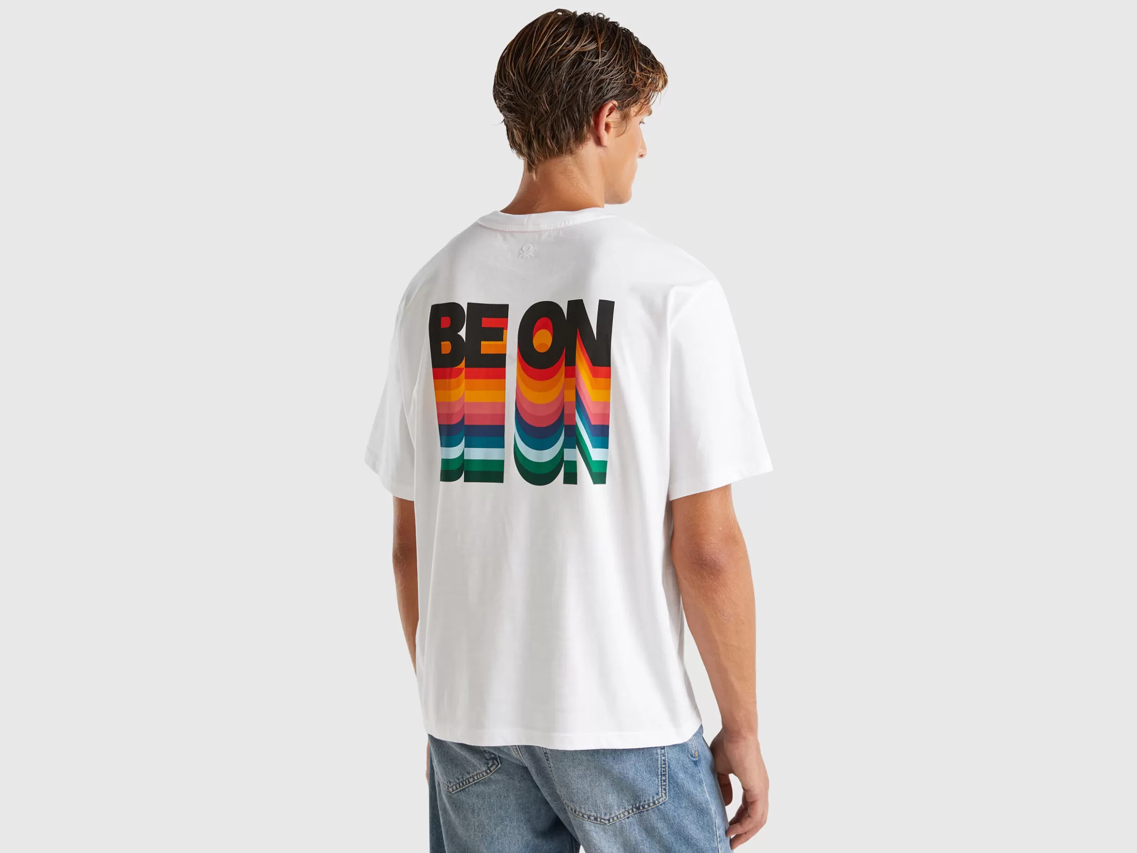 United Colors of Benetton Oversized fit t-shirt in pure cotton