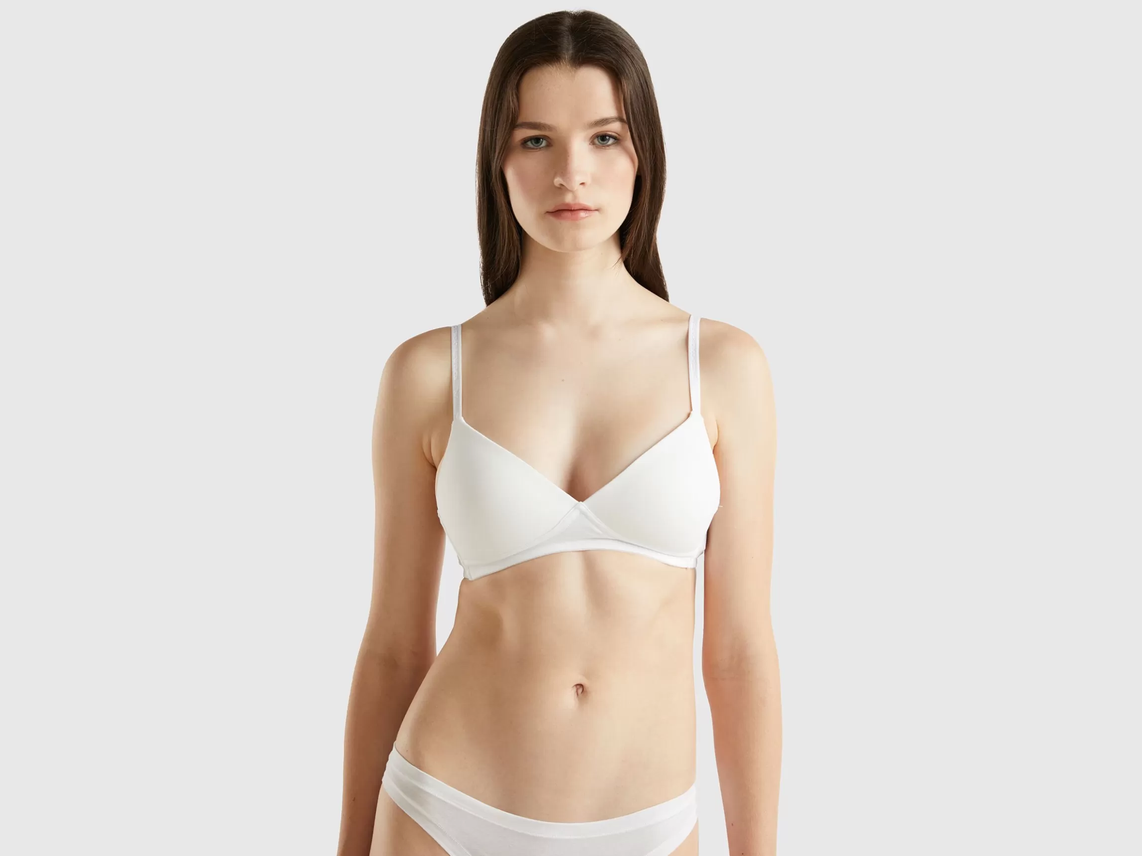 United Colors of Benetton Padded bra in organic cotton