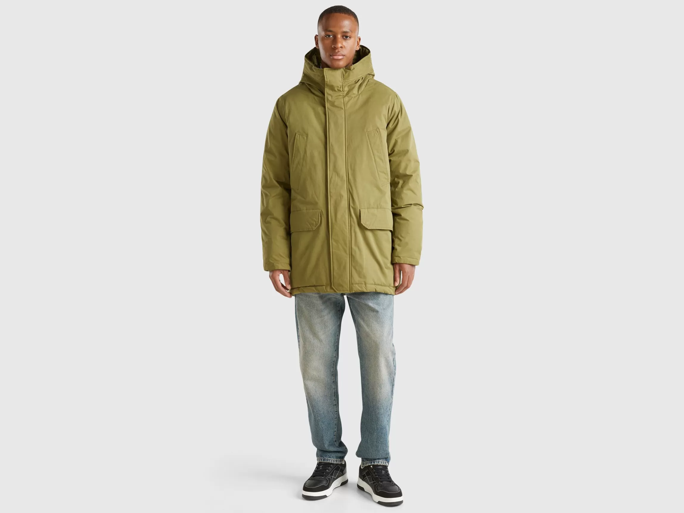 United Colors of Benetton Padded parka in nylon