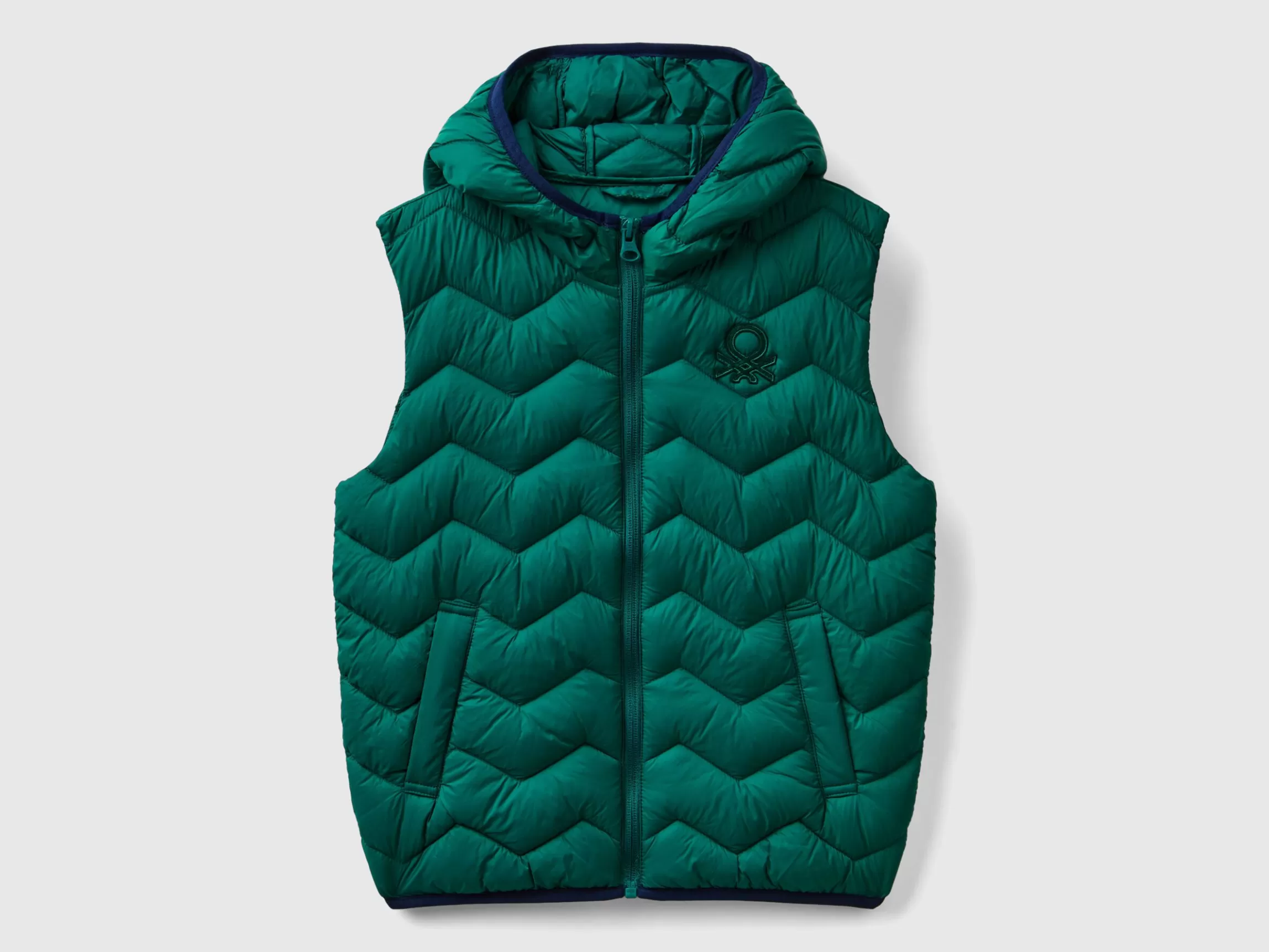 United Colors of Benetton Padded vest with hood