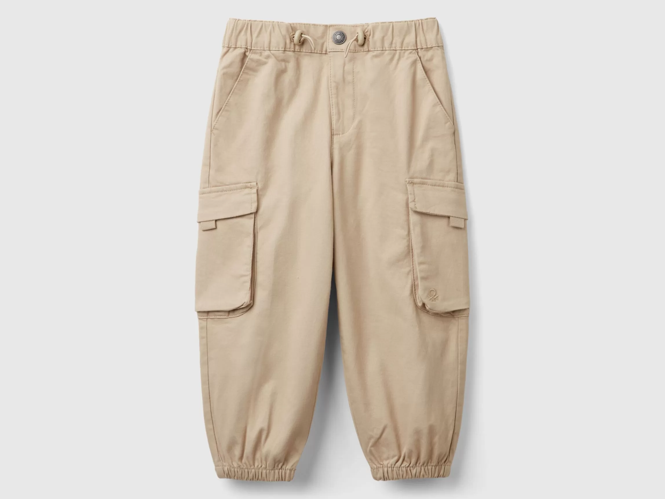 United Colors of Benetton Parachute trousers in stretch cotton