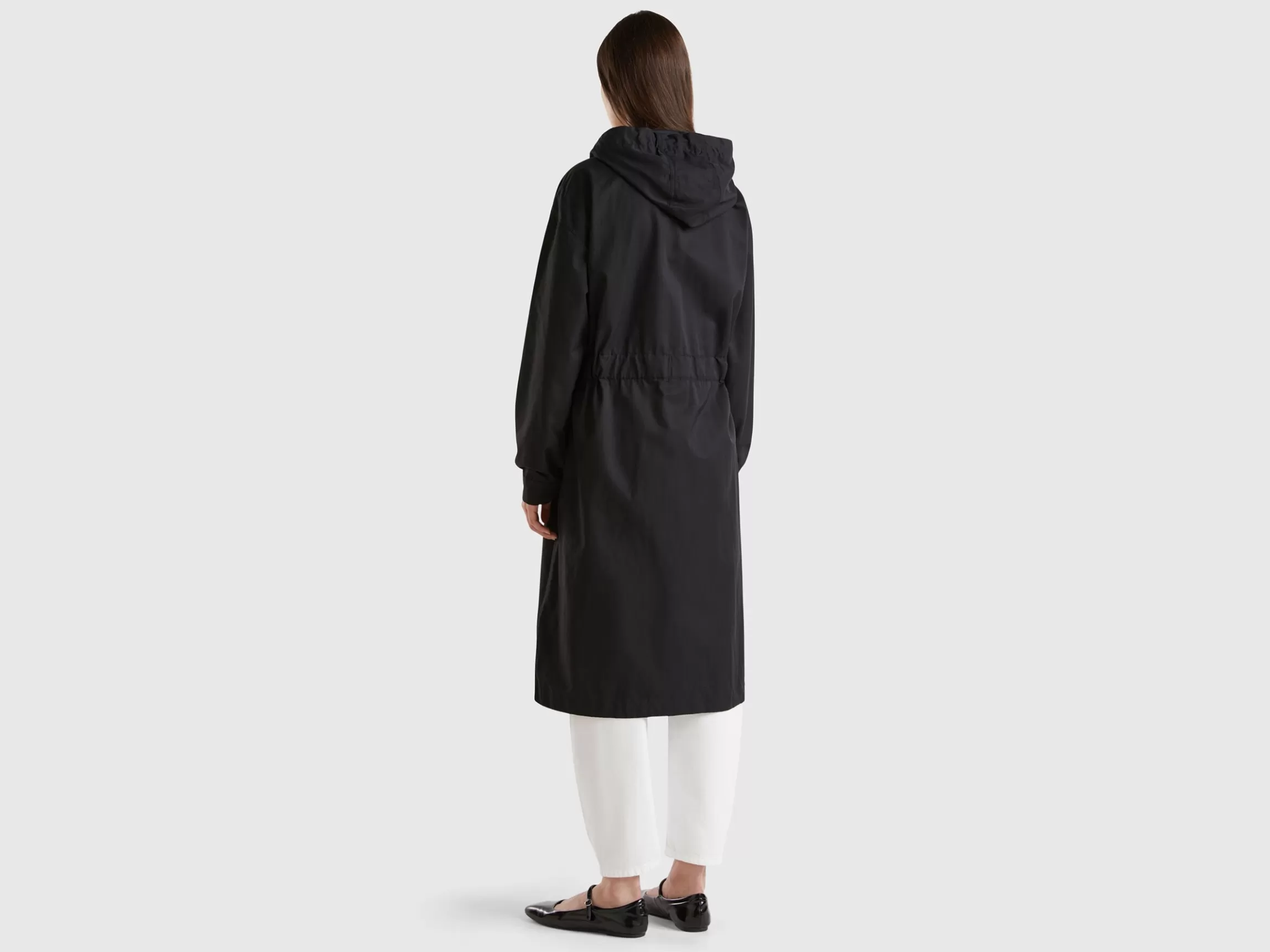 United Colors of Benetton Parka in cotton and nylon "Rain Defender" blend