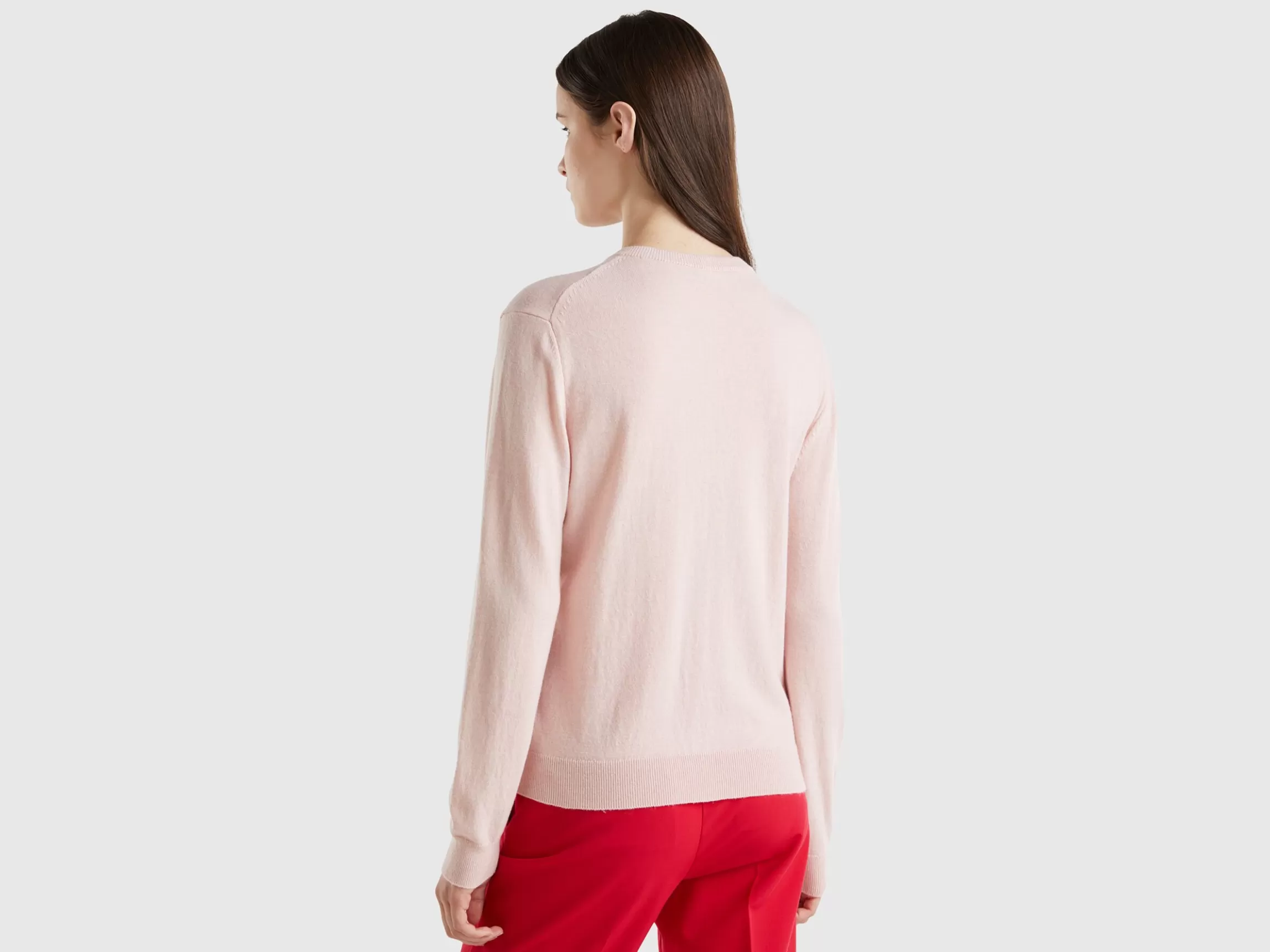 United Colors of Benetton cardigan in wool and cashmere blend