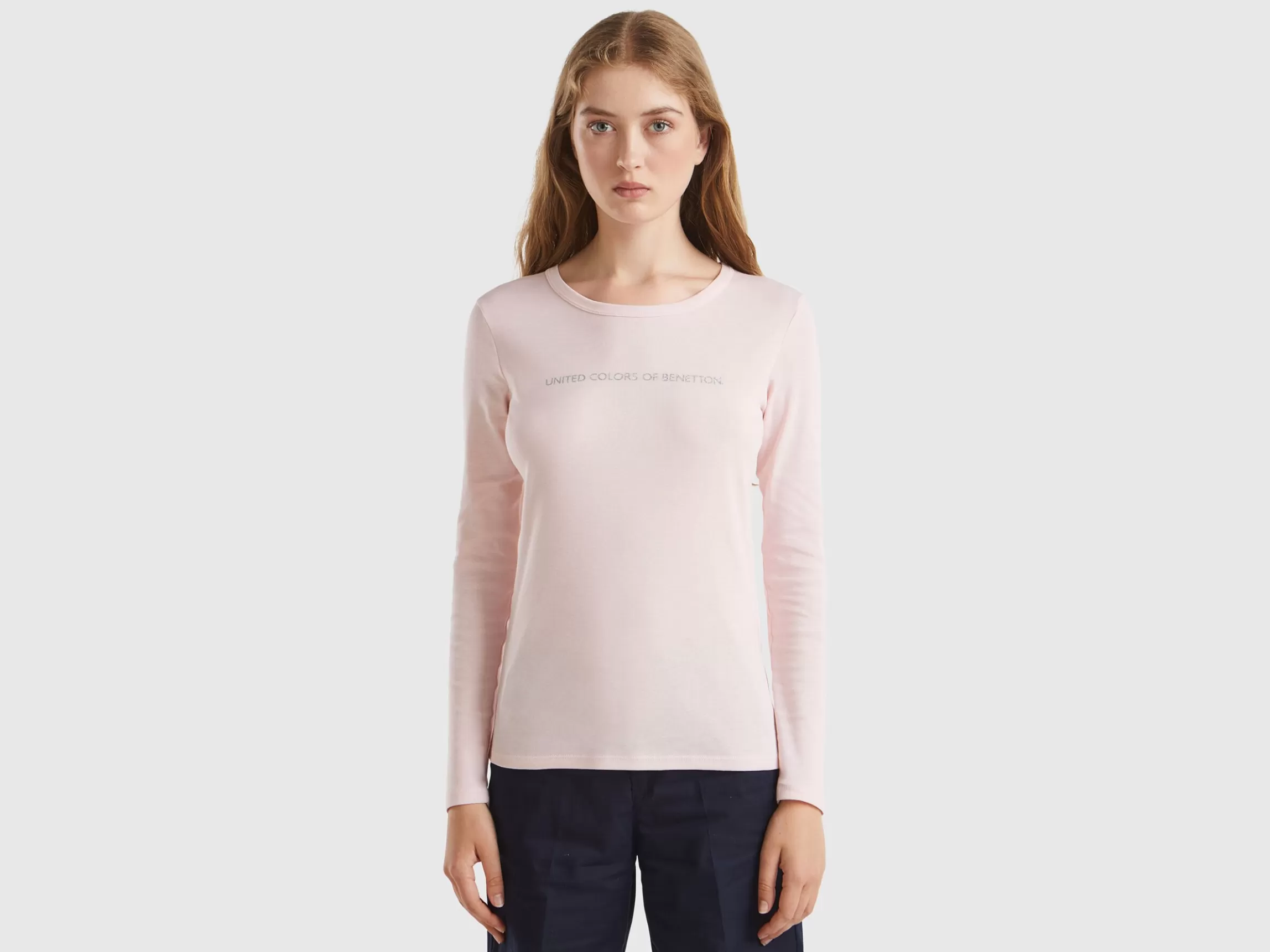 United Colors of Benetton long sleeve t-shirt in 100% cotton