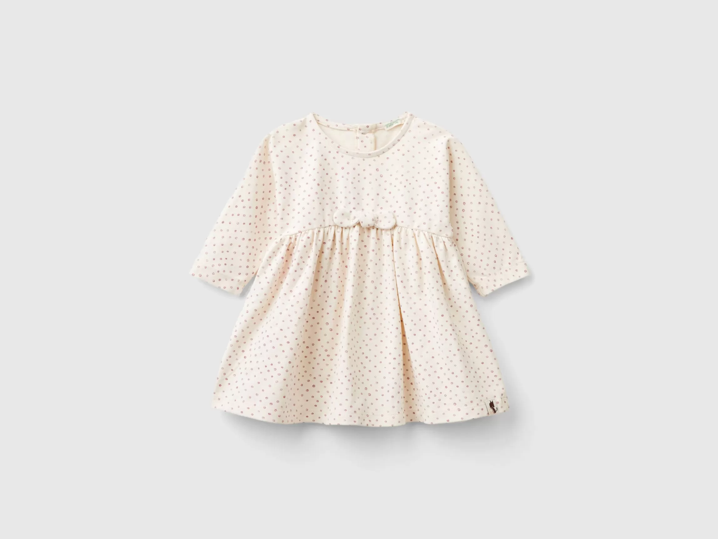 United Colors of Benetton Patterned dress with bow