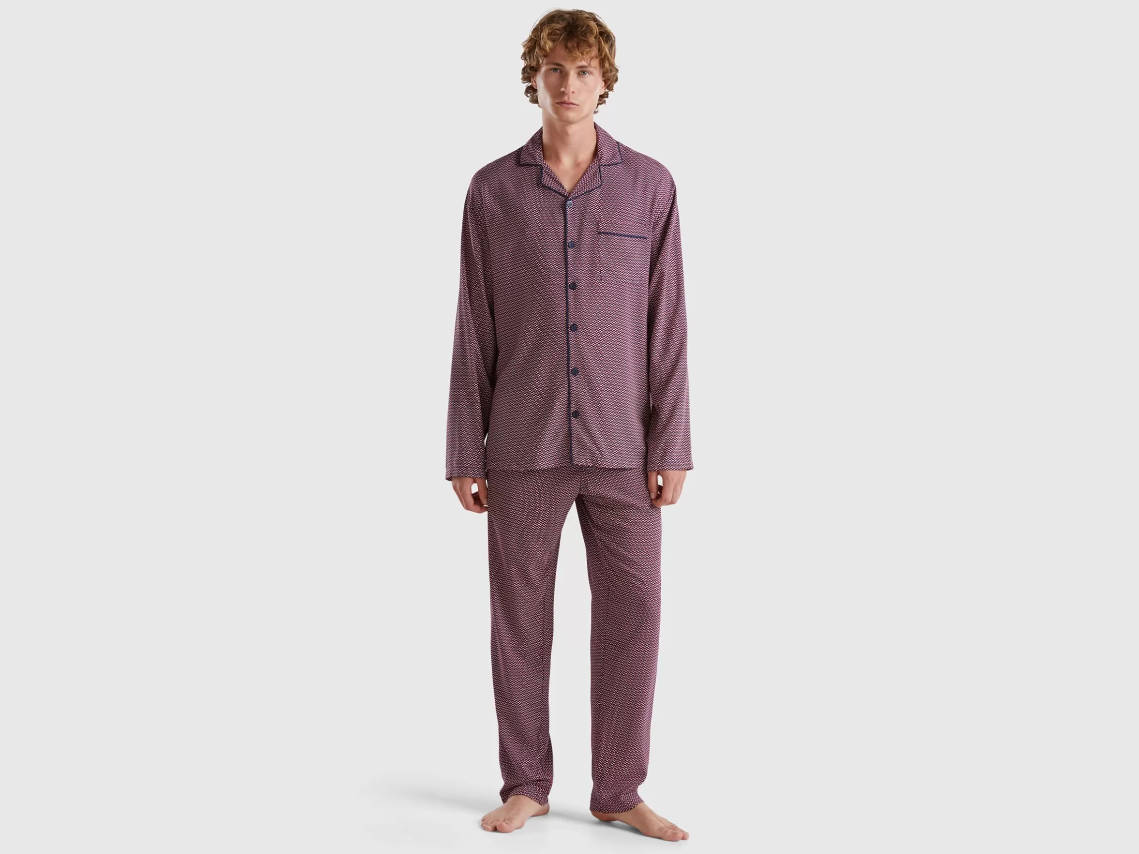 United Colors of Benetton Patterned pyjamas in viscose