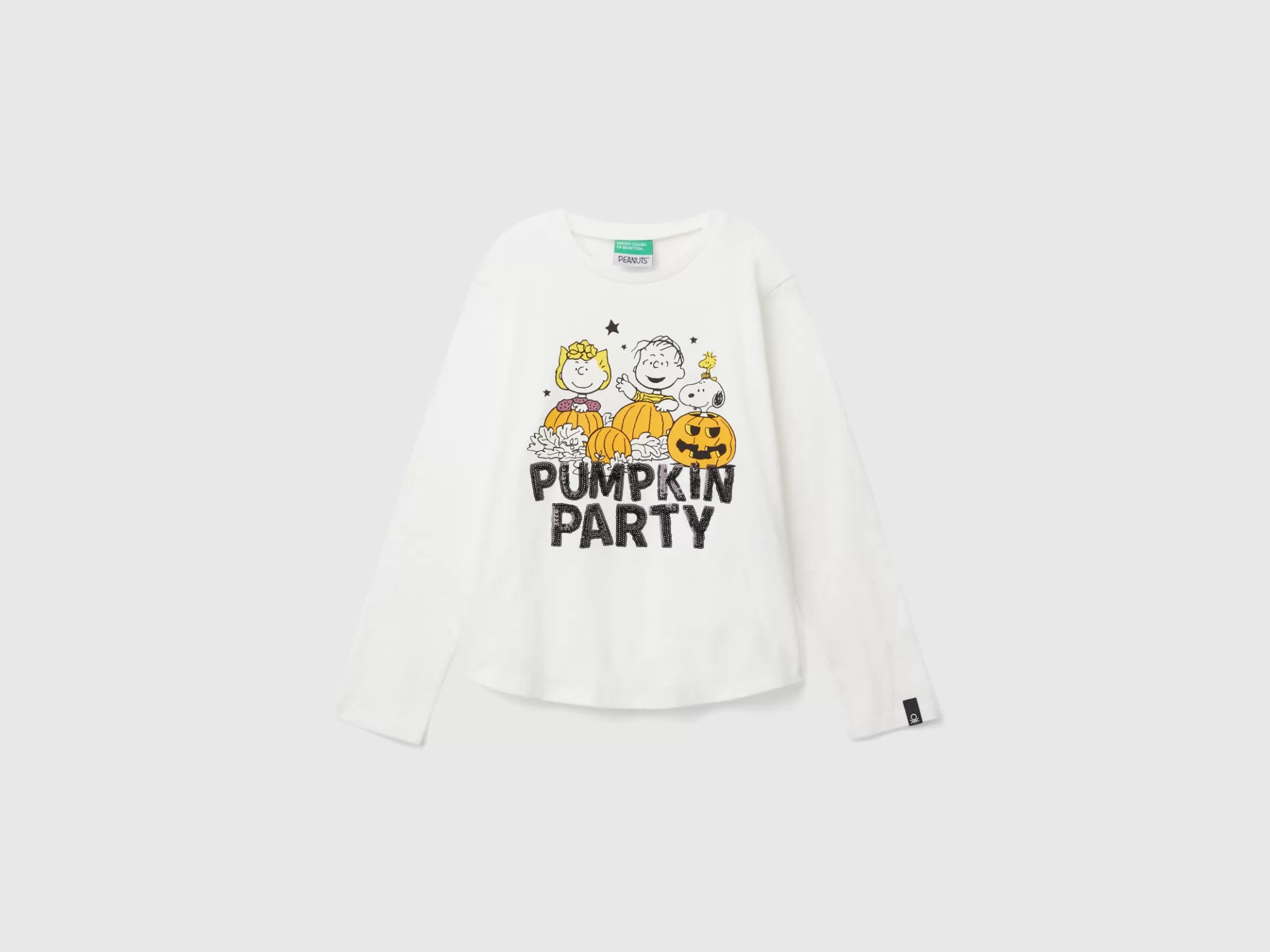 United Colors of Benetton ©Peanuts t-shirt with print and sequins