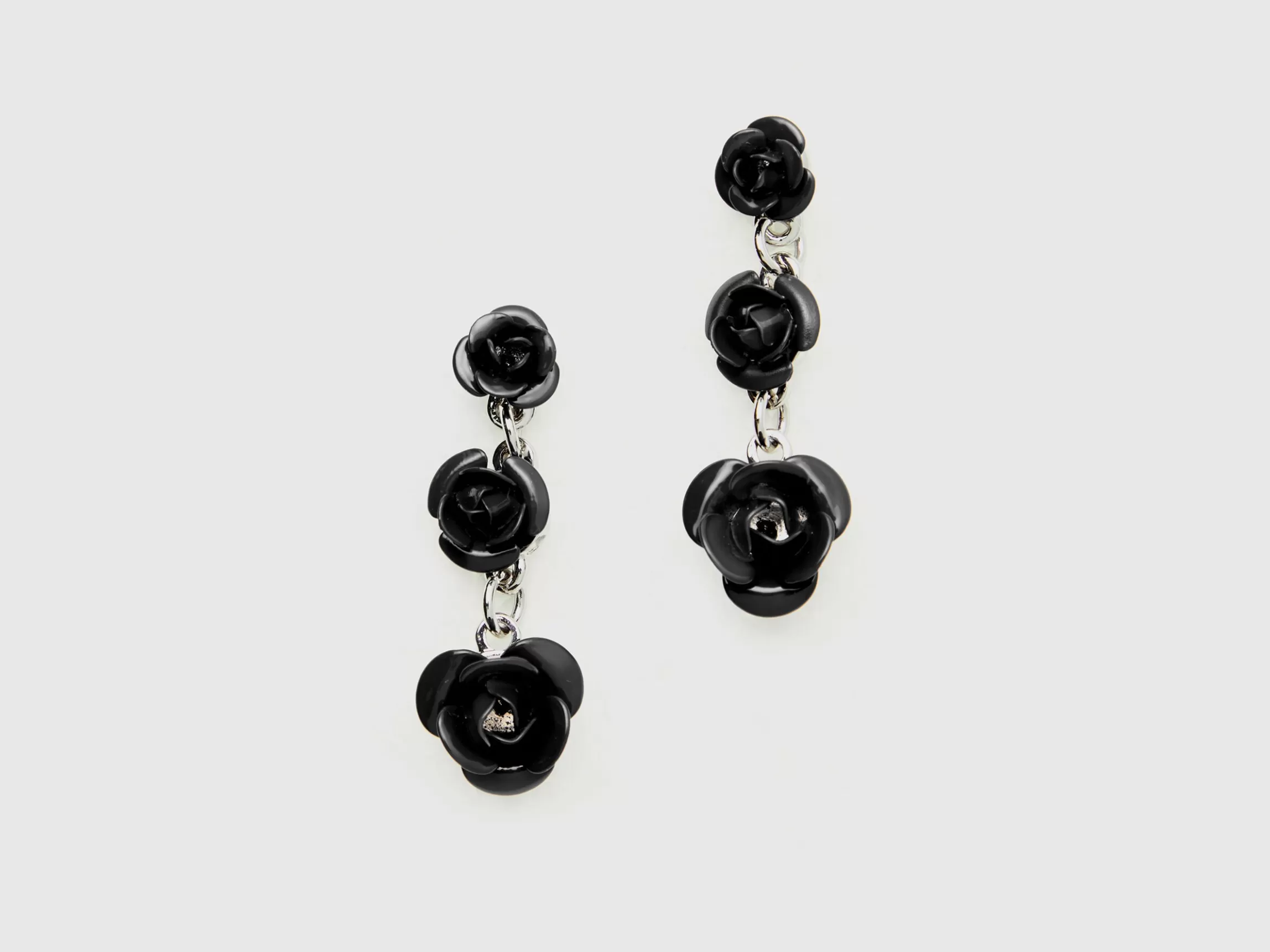 United Colors of Benetton Pendant earrings with roses