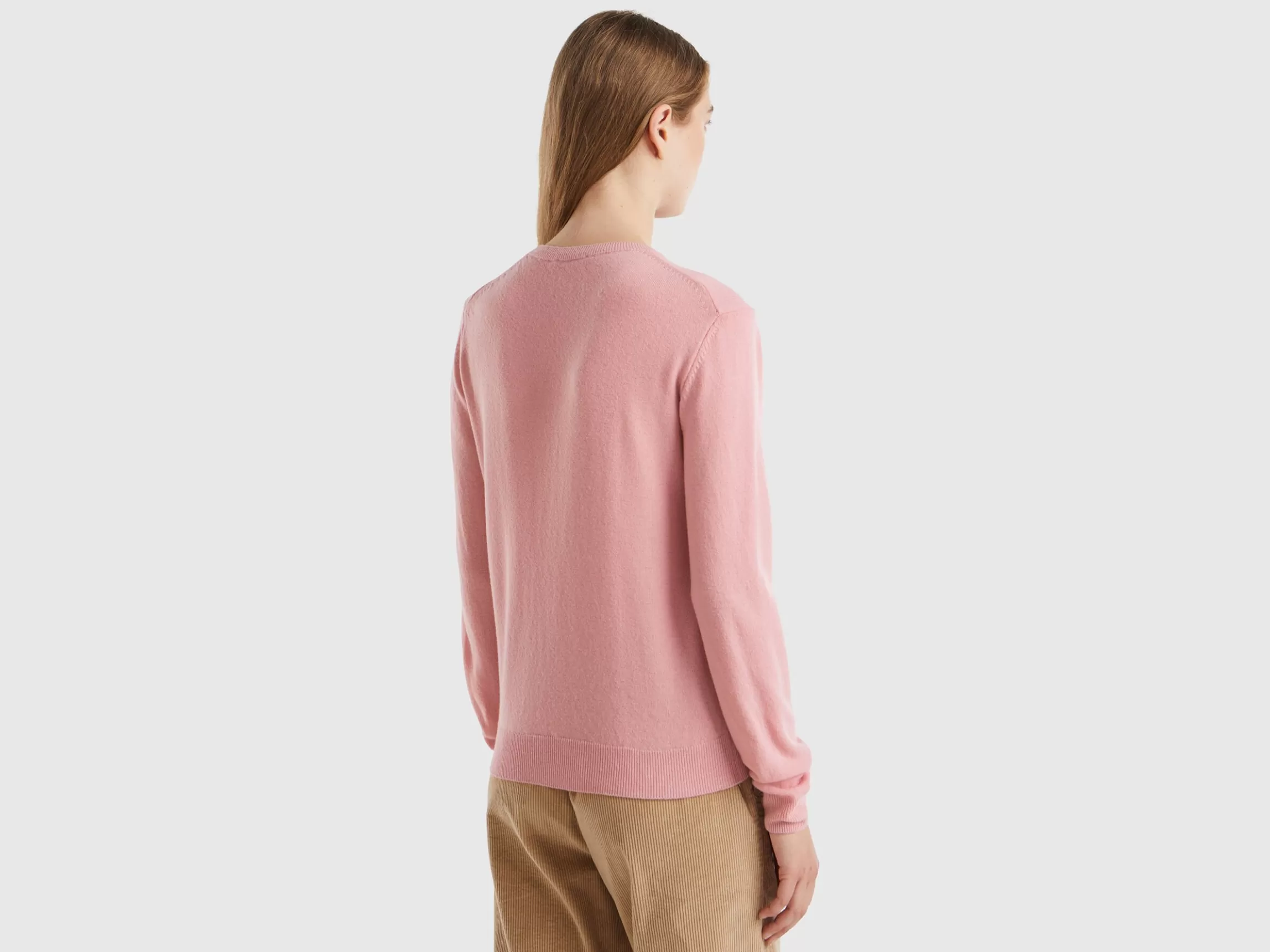 United Colors of Benetton crew neck sweater in pure Merino wool