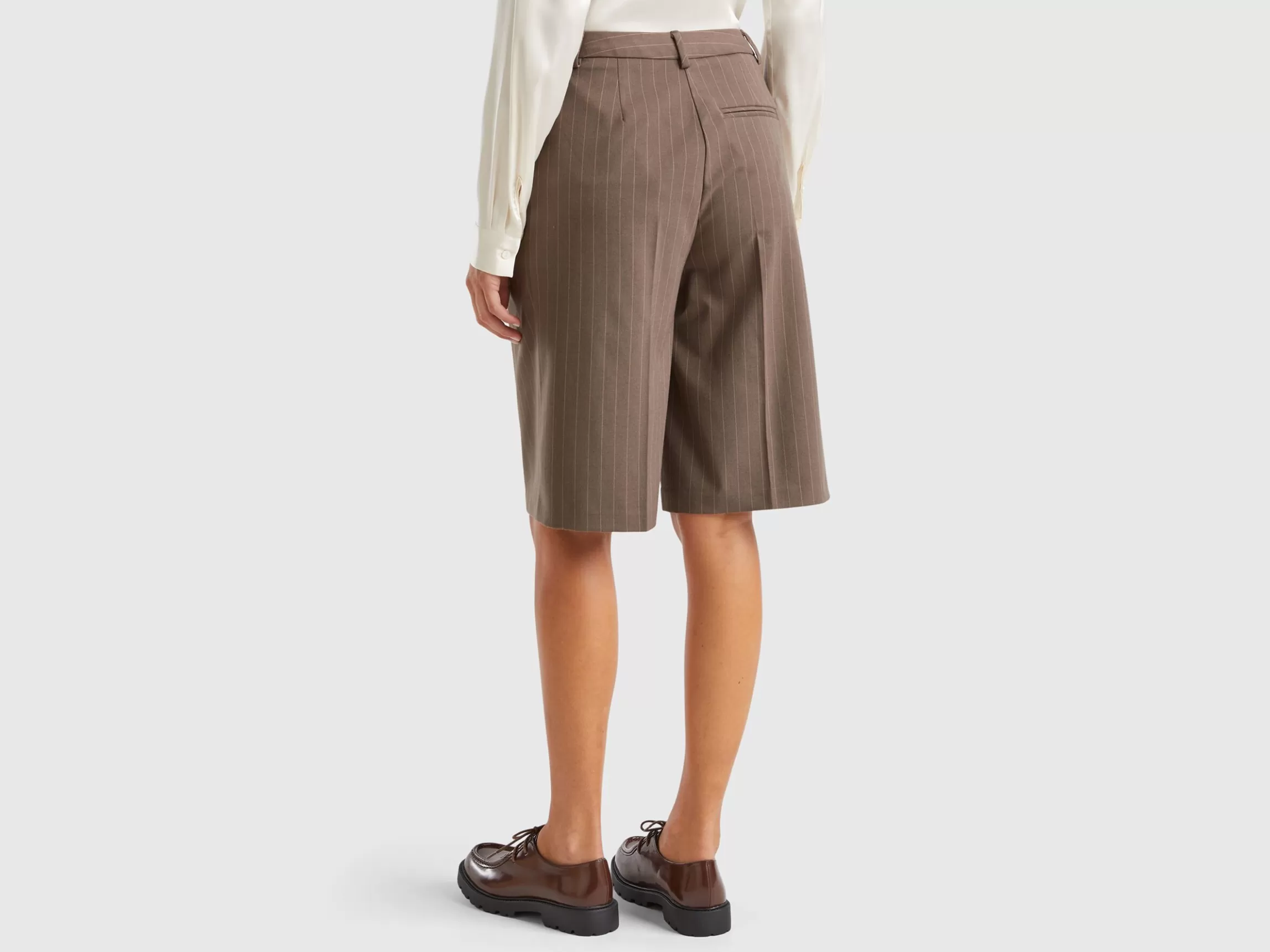 United Colors of Benetton Pinstriped bermudas