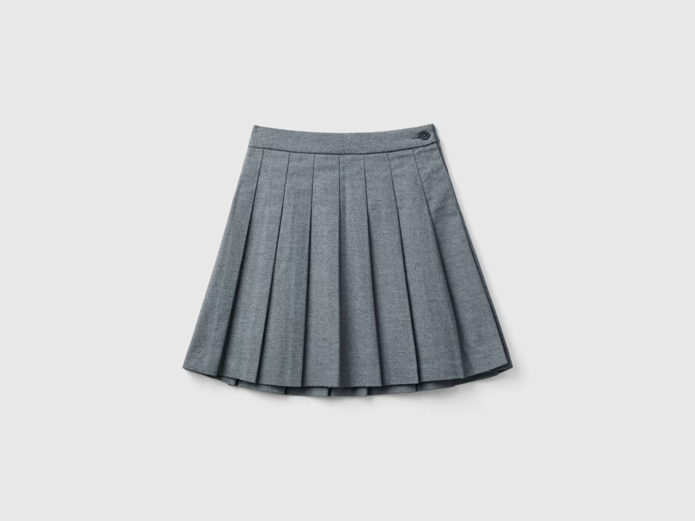 United Colors of Benetton Pleated skirt in flannel