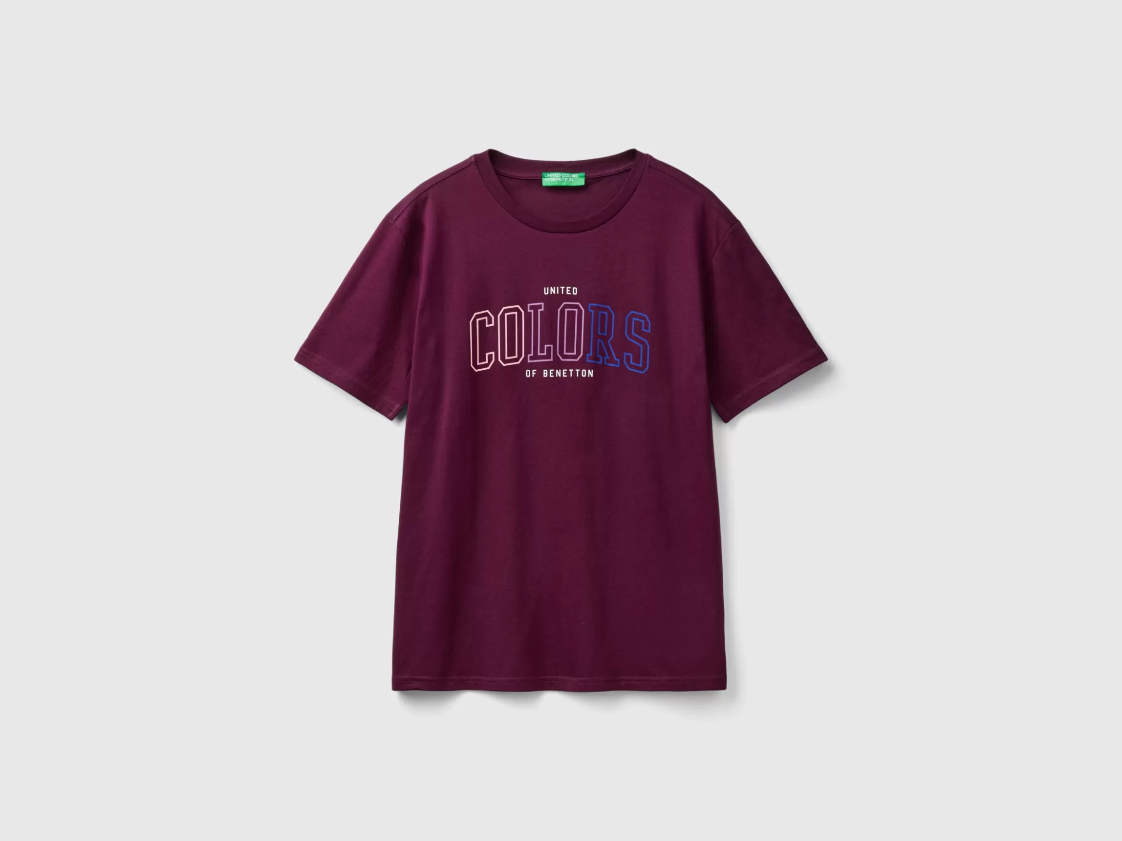 United Colors of Benetton organic cotton t-shirt with multicolor logo