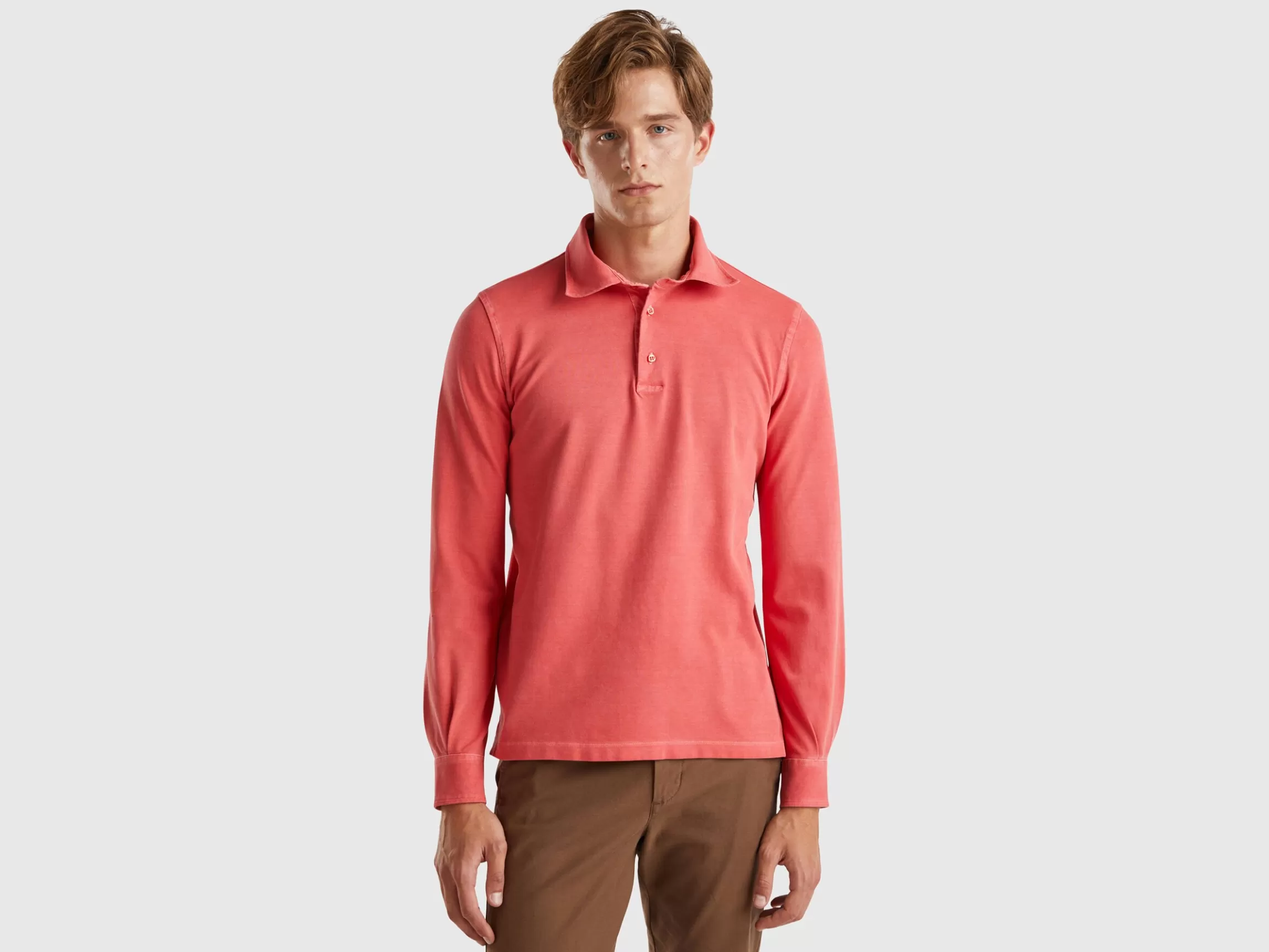 United Colors of Benetton Polo in stretch organic cotton