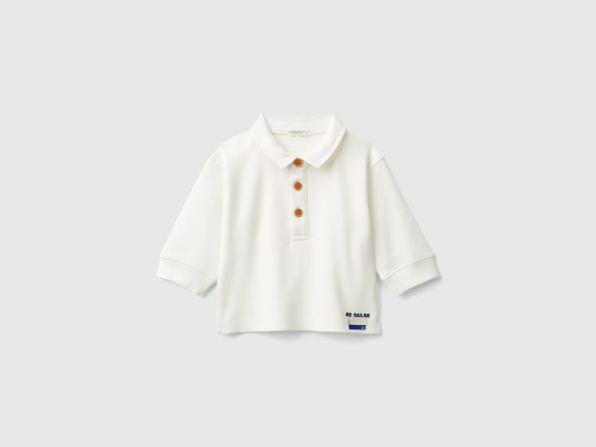 United Colors of Benetton Polo with patch on the back