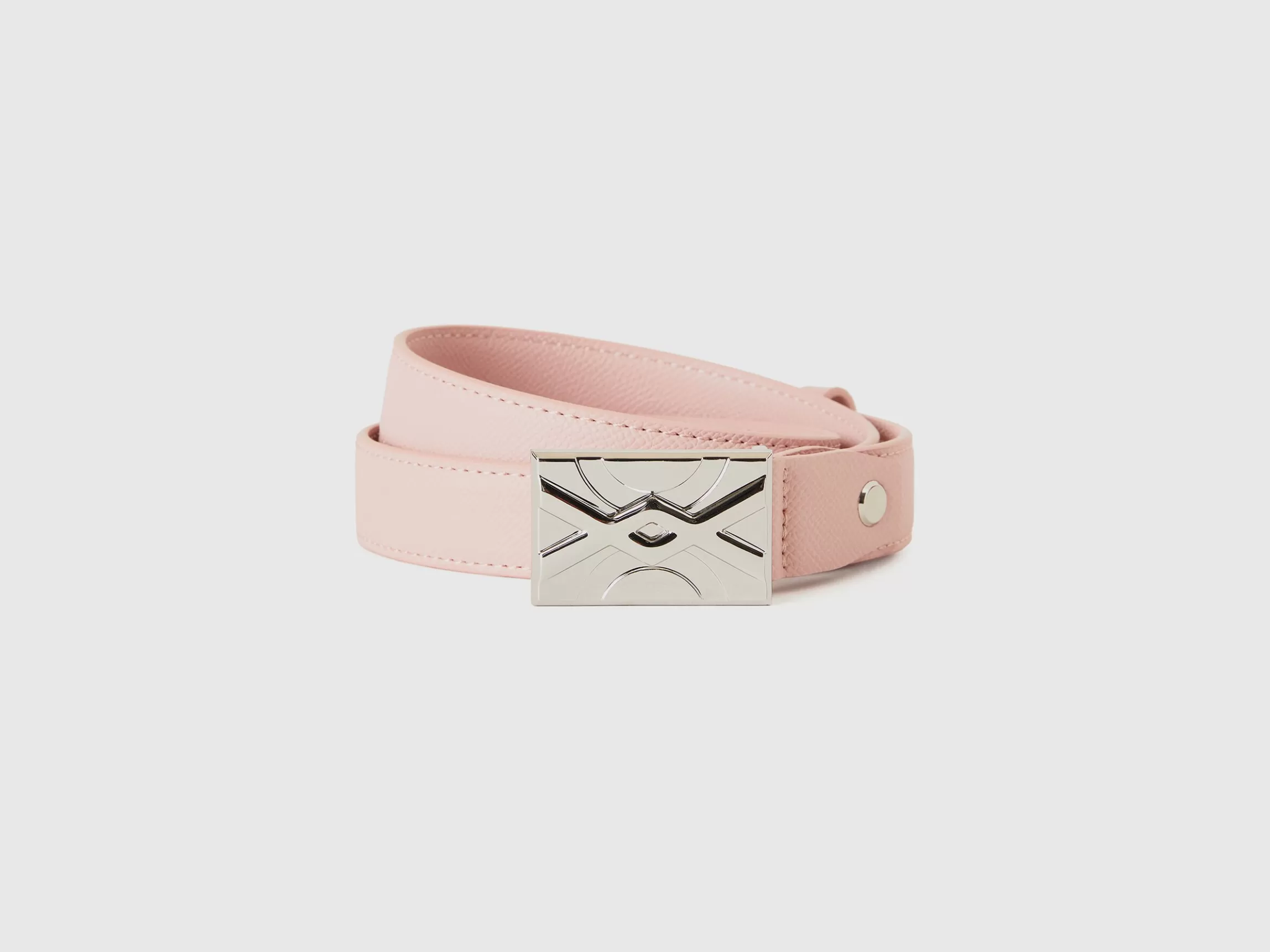 United Colors of Benetton Powder pink thin belt