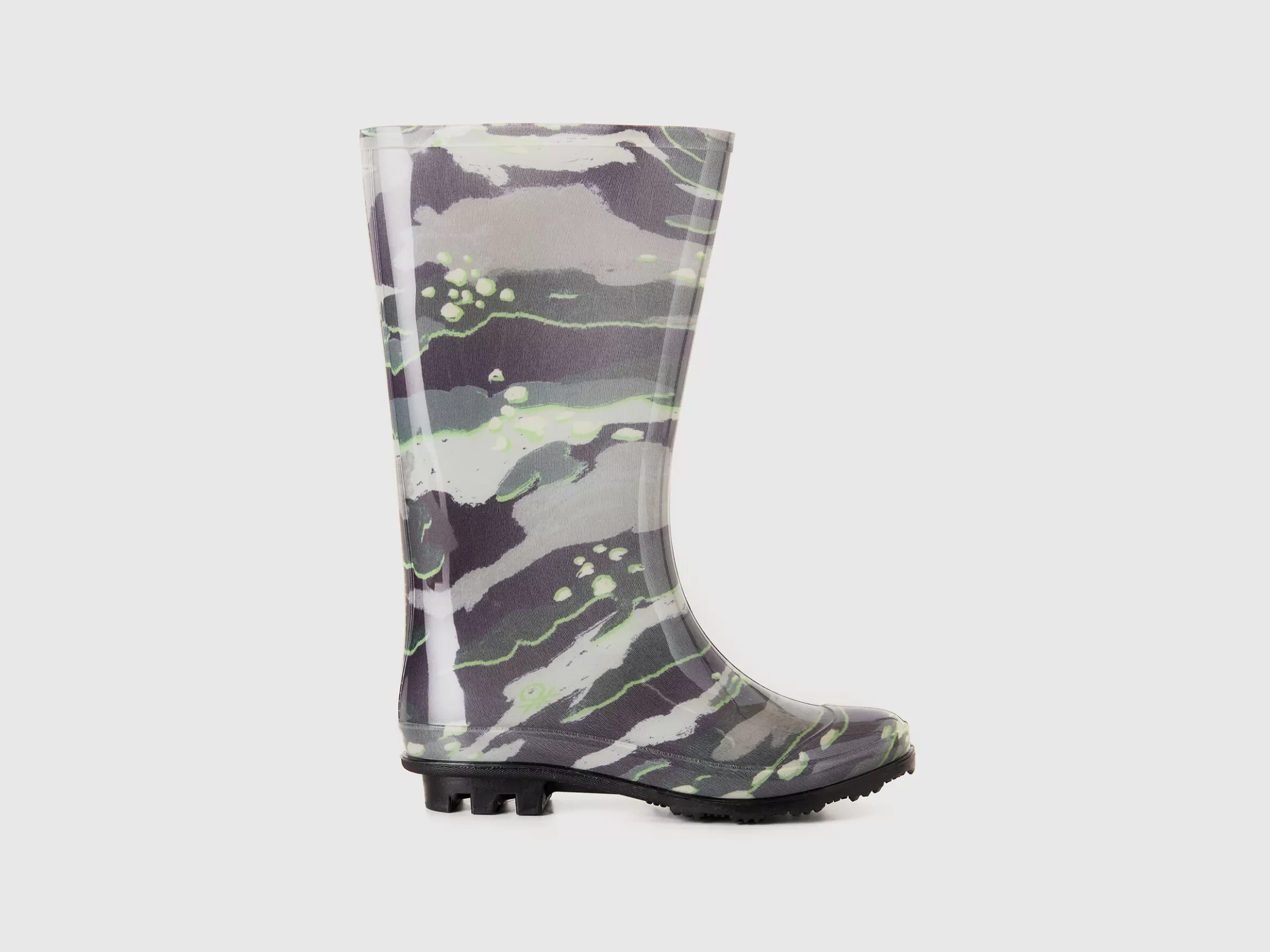 United Colors of Benetton Printed rain boots