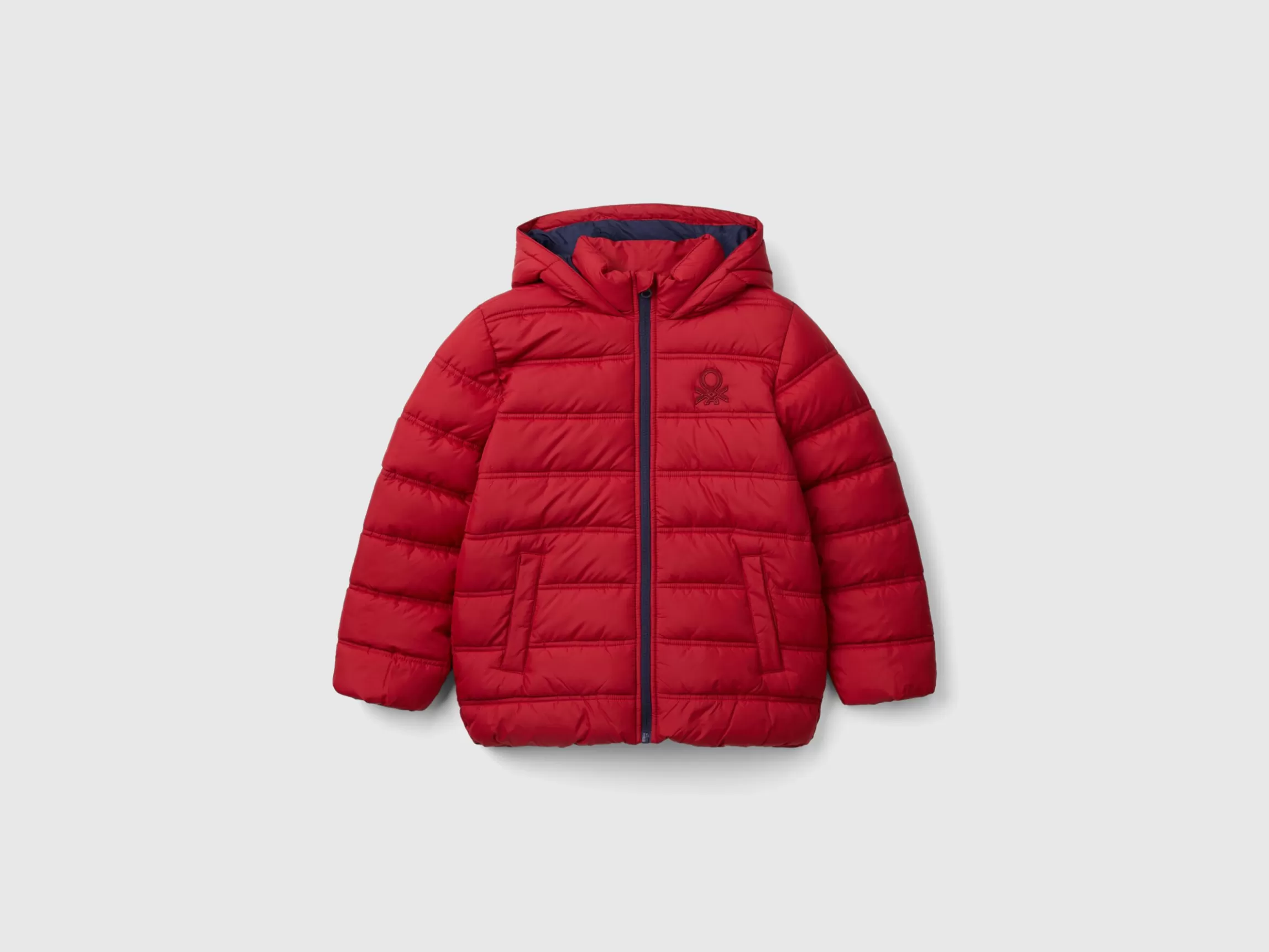 United Colors of Benetton Puffer jacket with hood and logo