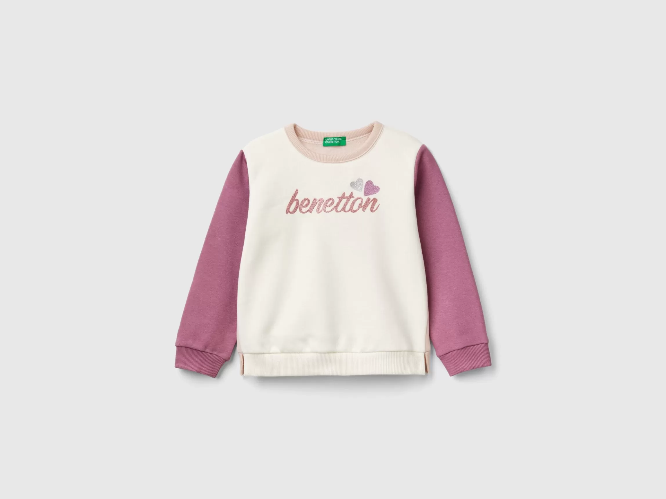 United Colors of Benetton Pullover sweatshirt with glittery print
