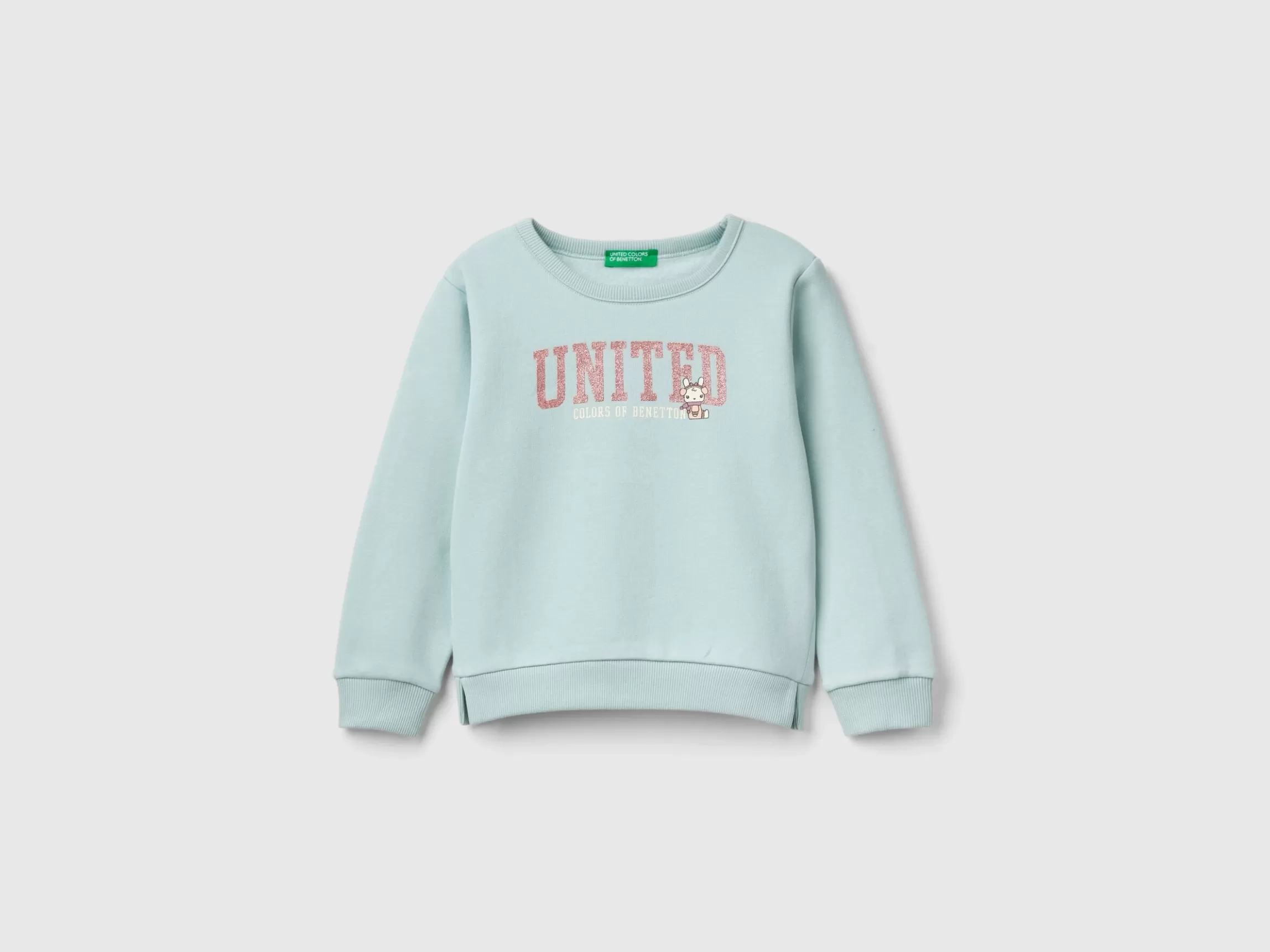 United Colors of Benetton Pullover sweatshirt with glittery print