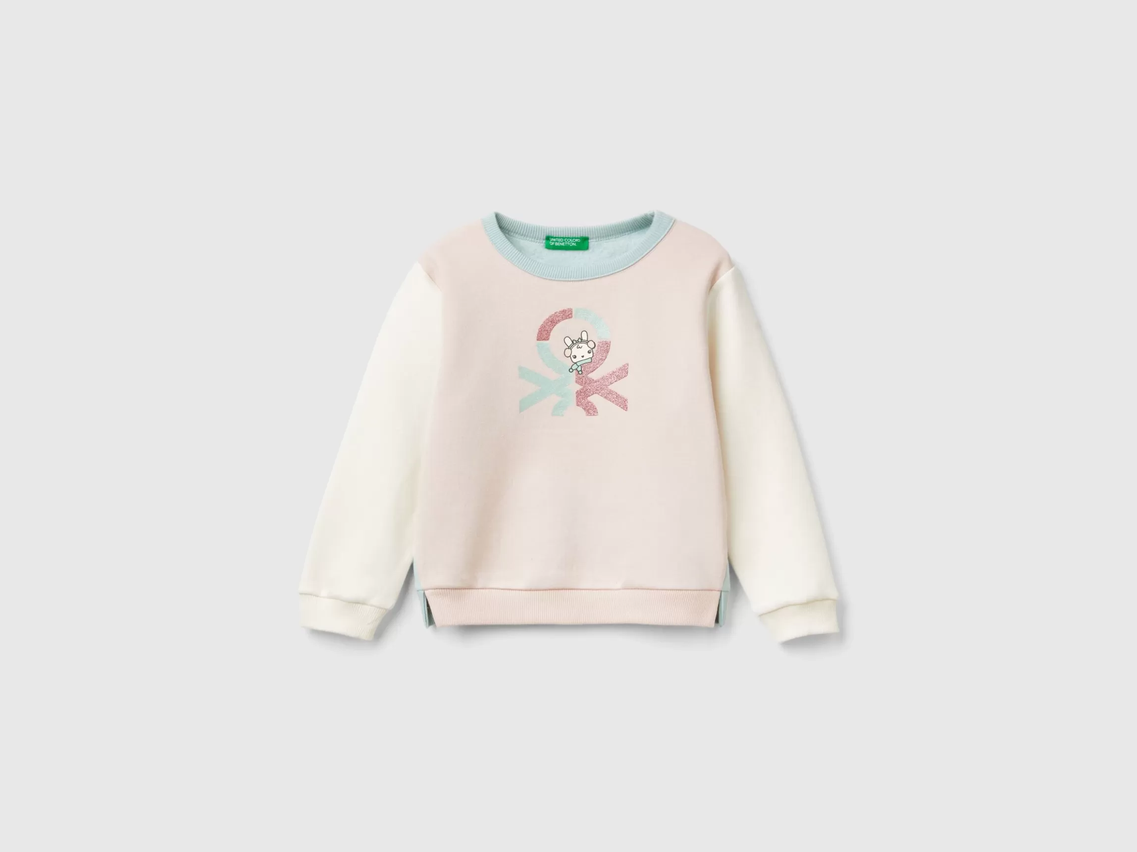 United Colors of Benetton Pullover sweatshirt with glittery print