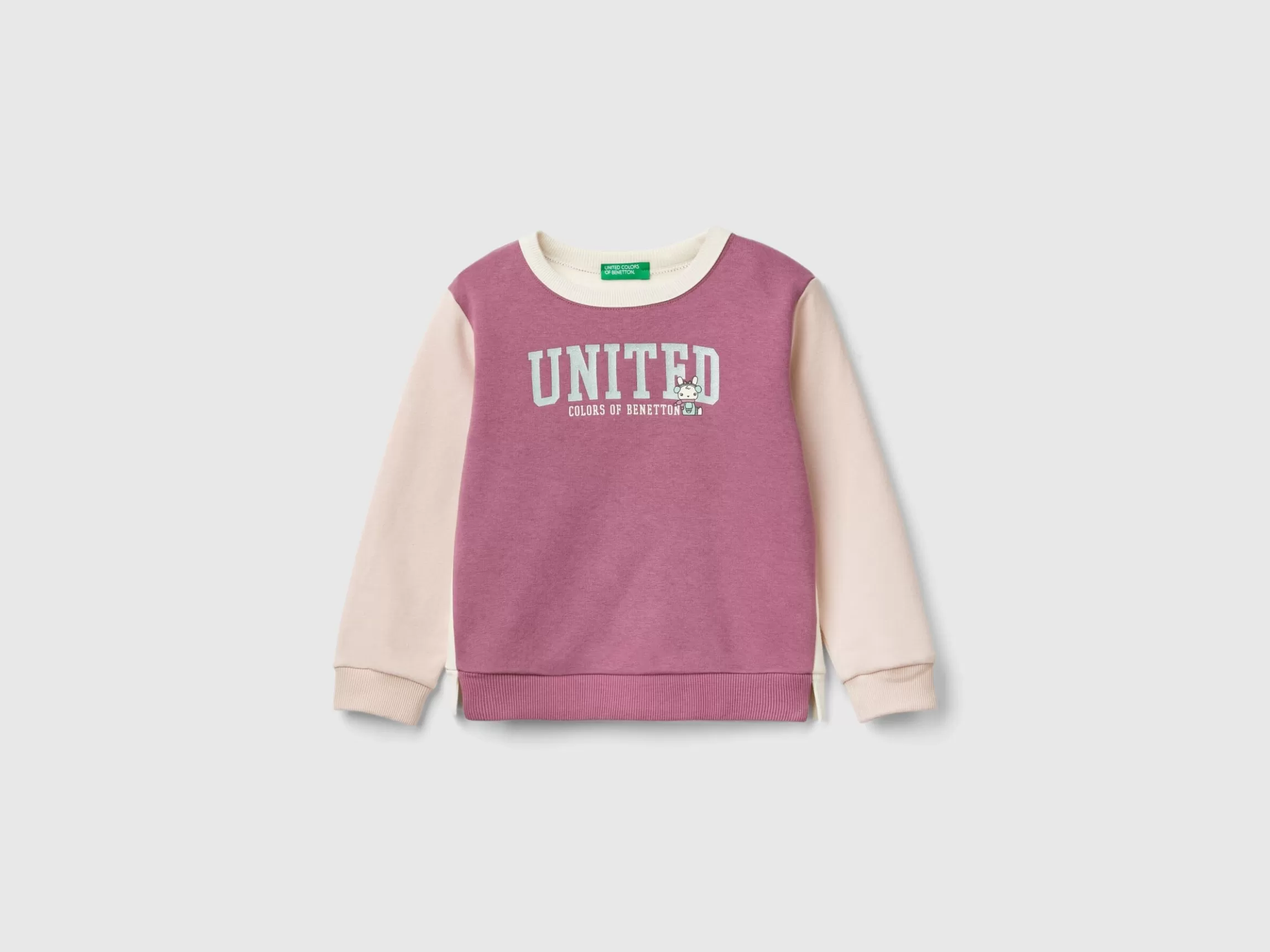 United Colors of Benetton Pullover sweatshirt with glittery print