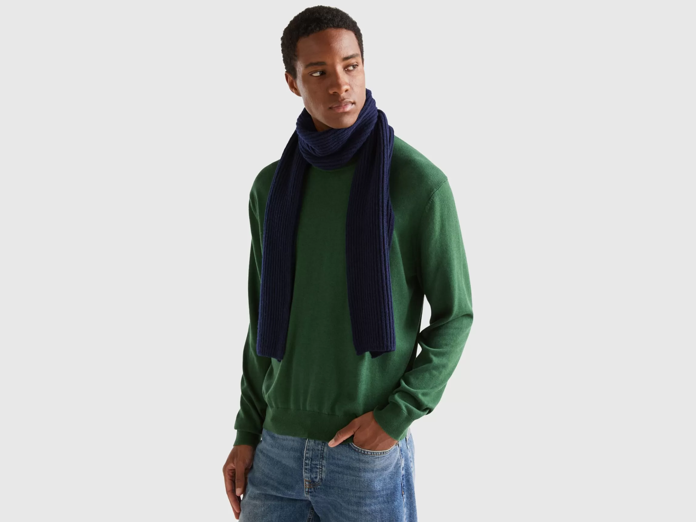 United Colors of Benetton Pure virgin wool scarf