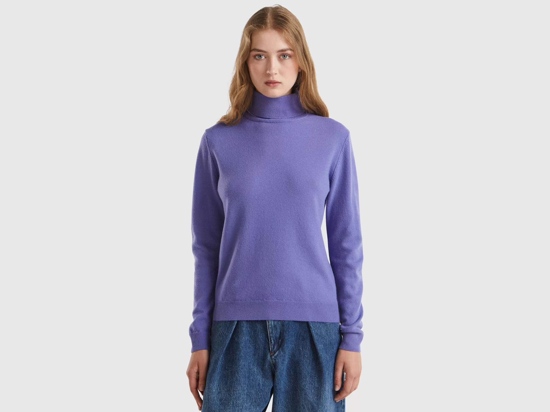 United Colors of Benetton turtleneck in pure Merino wool