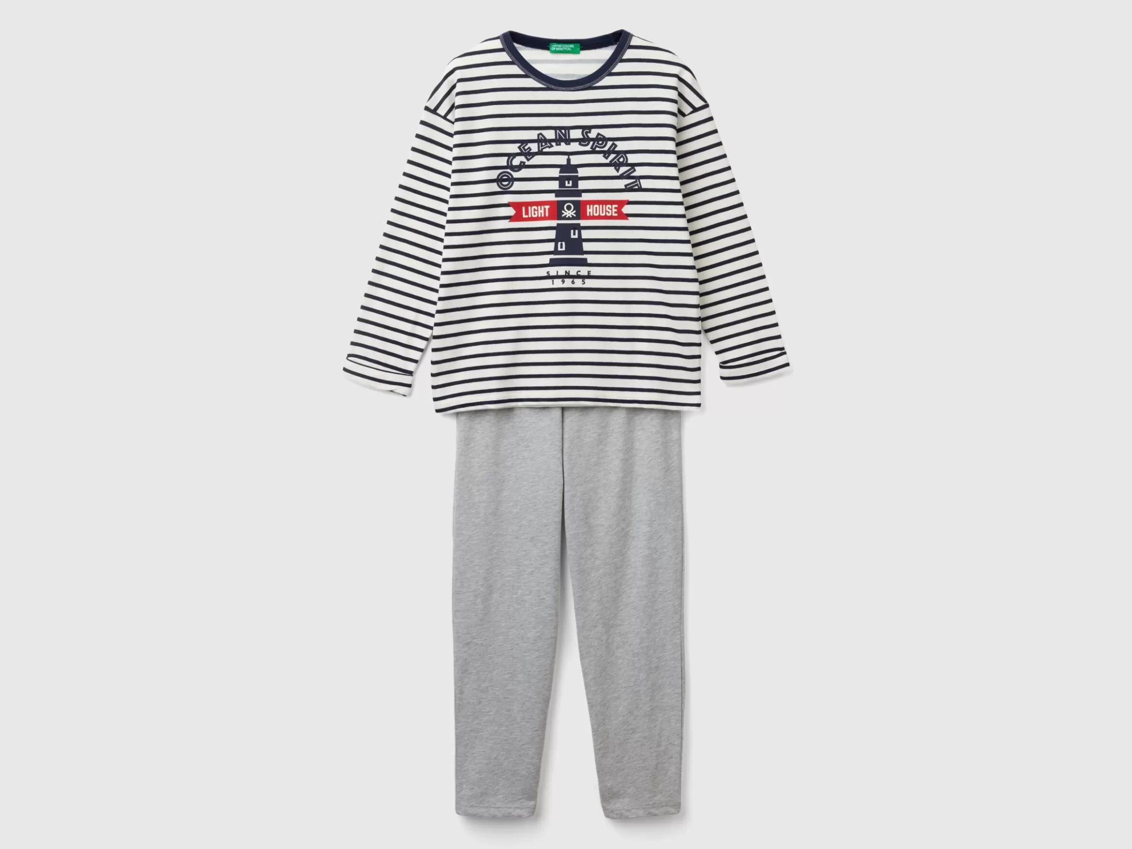 United Colors of Benetton Pyjamas in striped knit