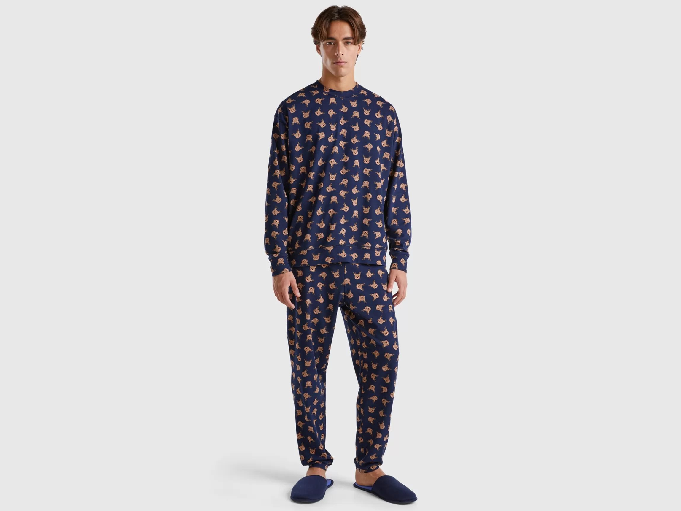 United Colors of Benetton Pyjamas with reindeer print