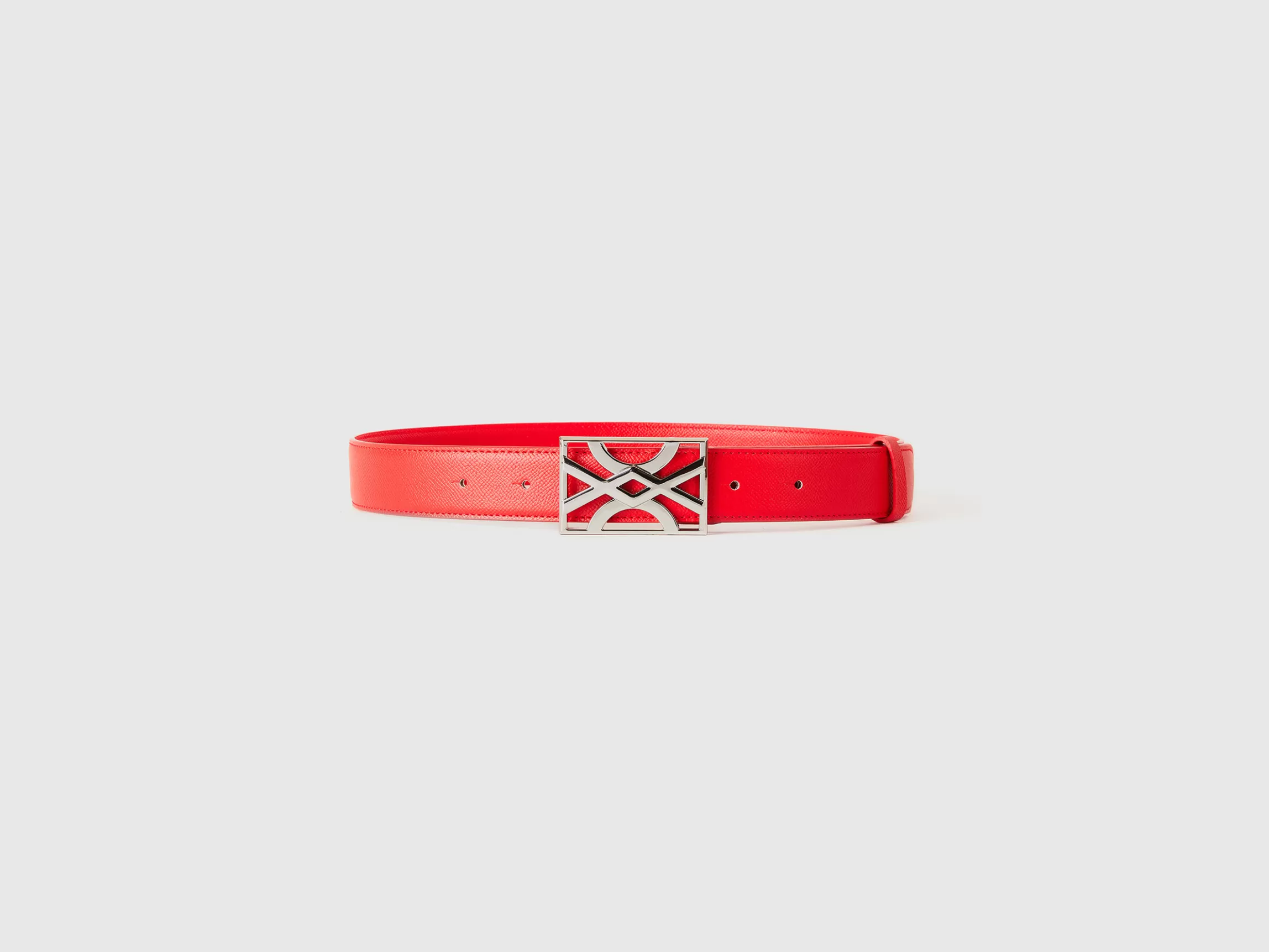 United Colors of Benetton belt with logoed buckle