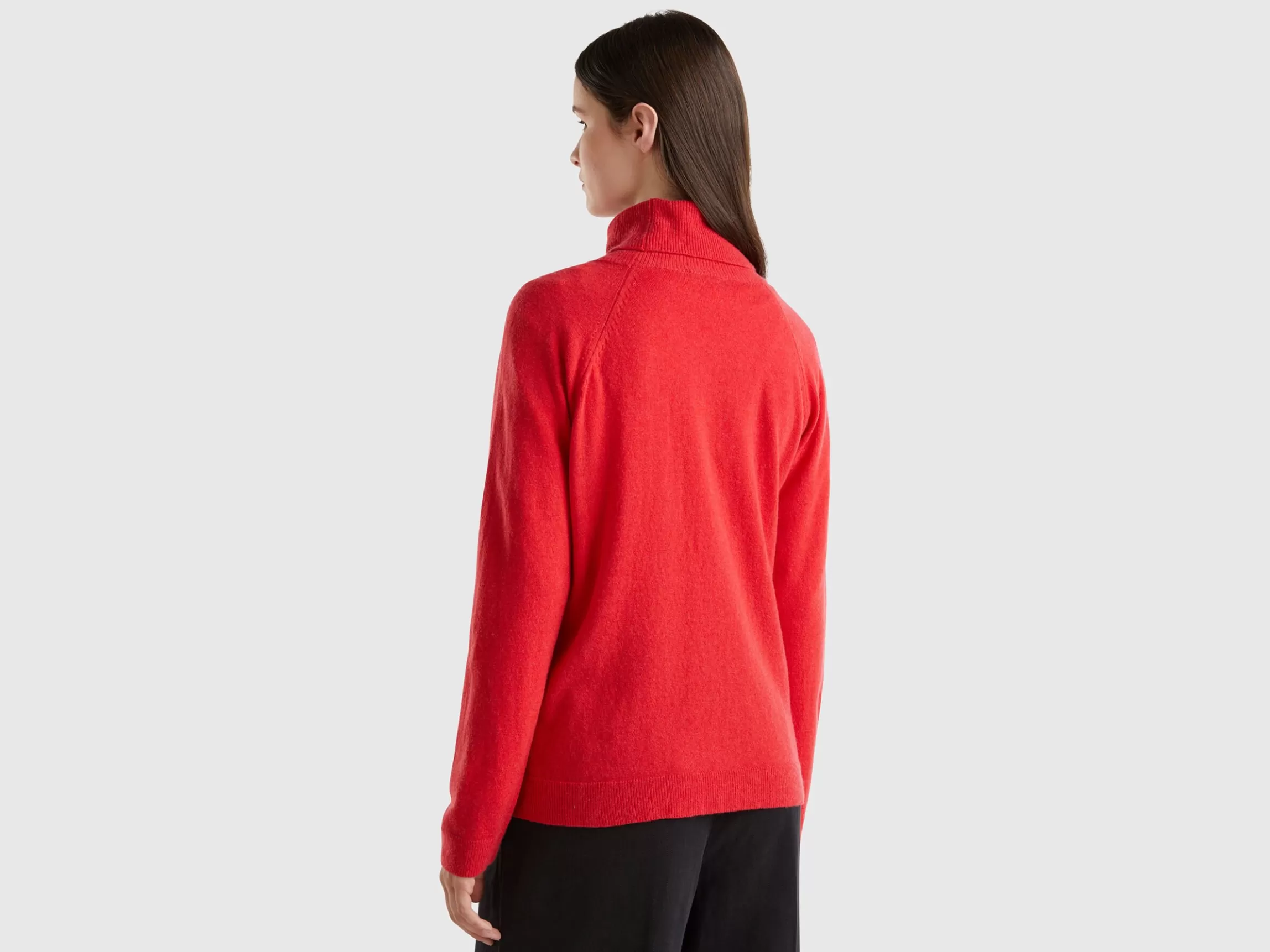 United Colors of Benetton turtleneck in wool and cashmere blend