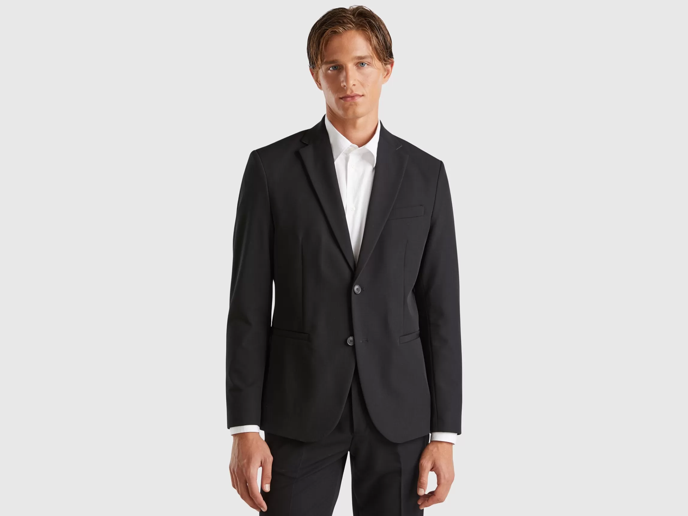 United Colors of Benetton Regular fit blazer in viscose blend