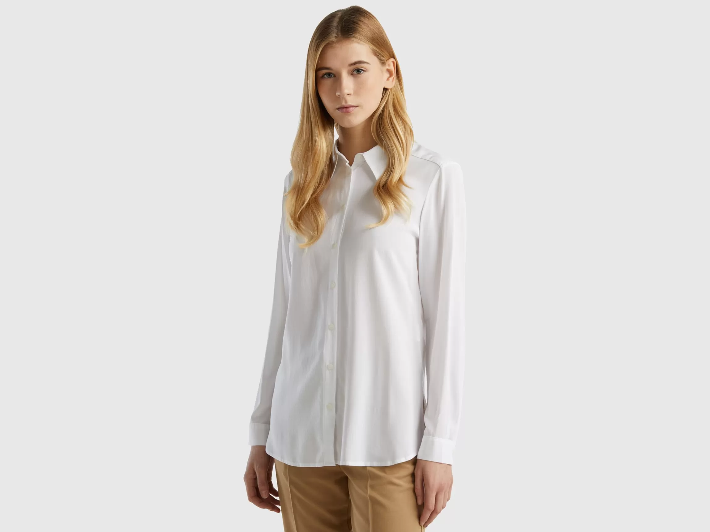 United Colors of Benetton Regular fit shirt in viscose