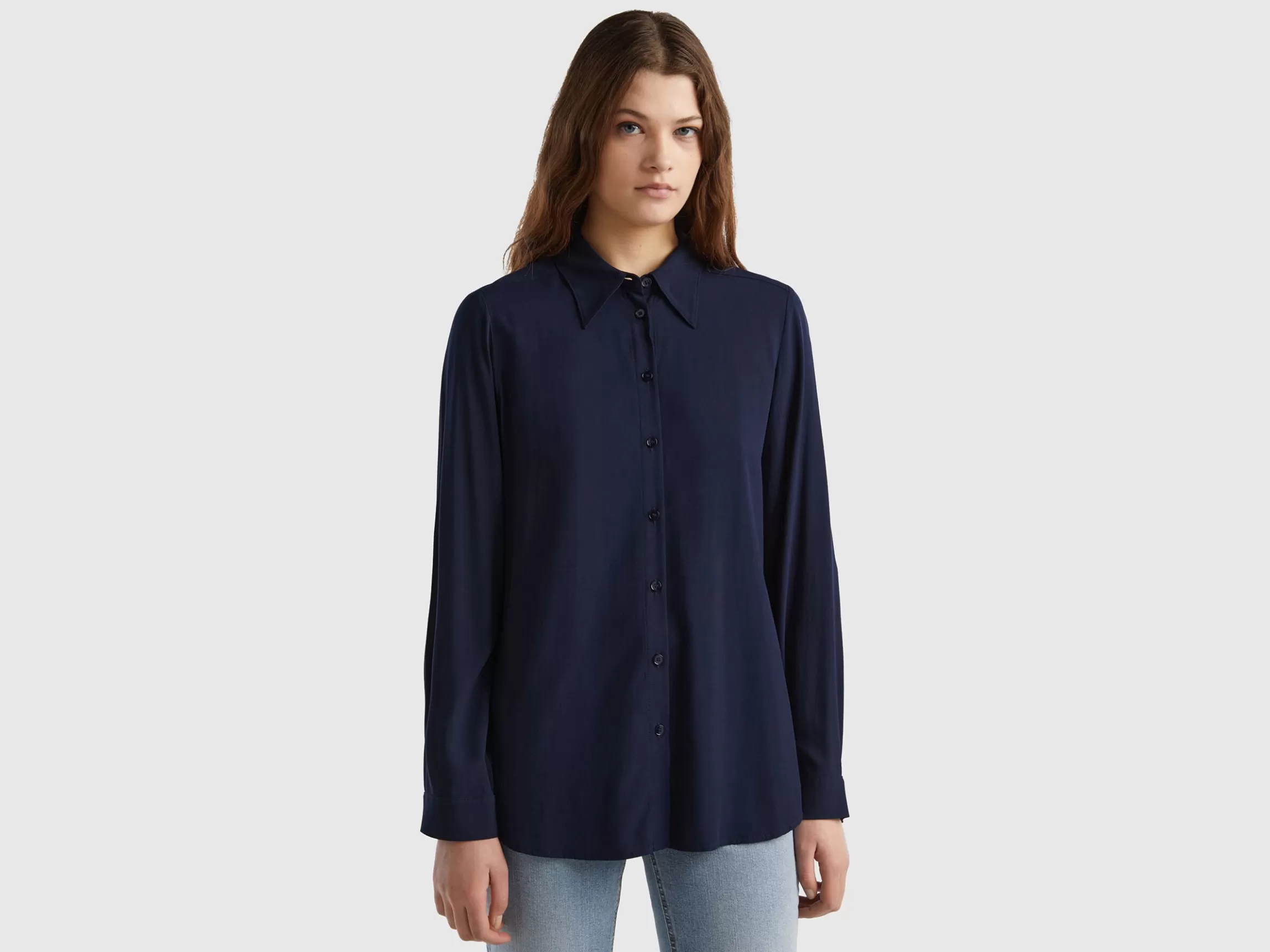 United Colors of Benetton Regular fit shirt in viscose