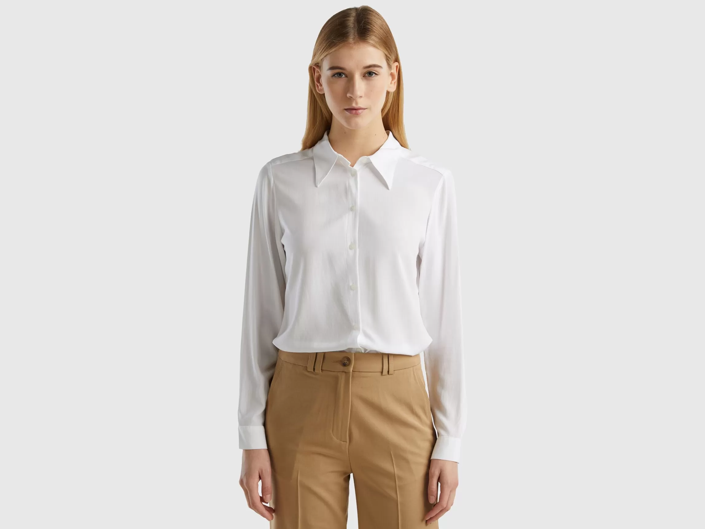 United Colors of Benetton Regular fit shirt in viscose