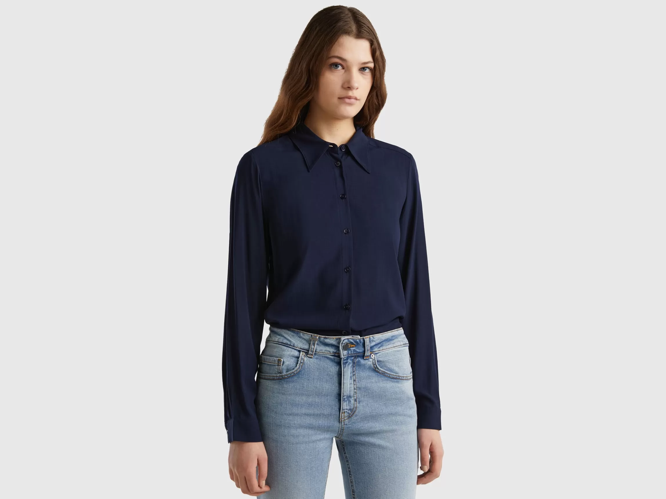 United Colors of Benetton Regular fit shirt in viscose