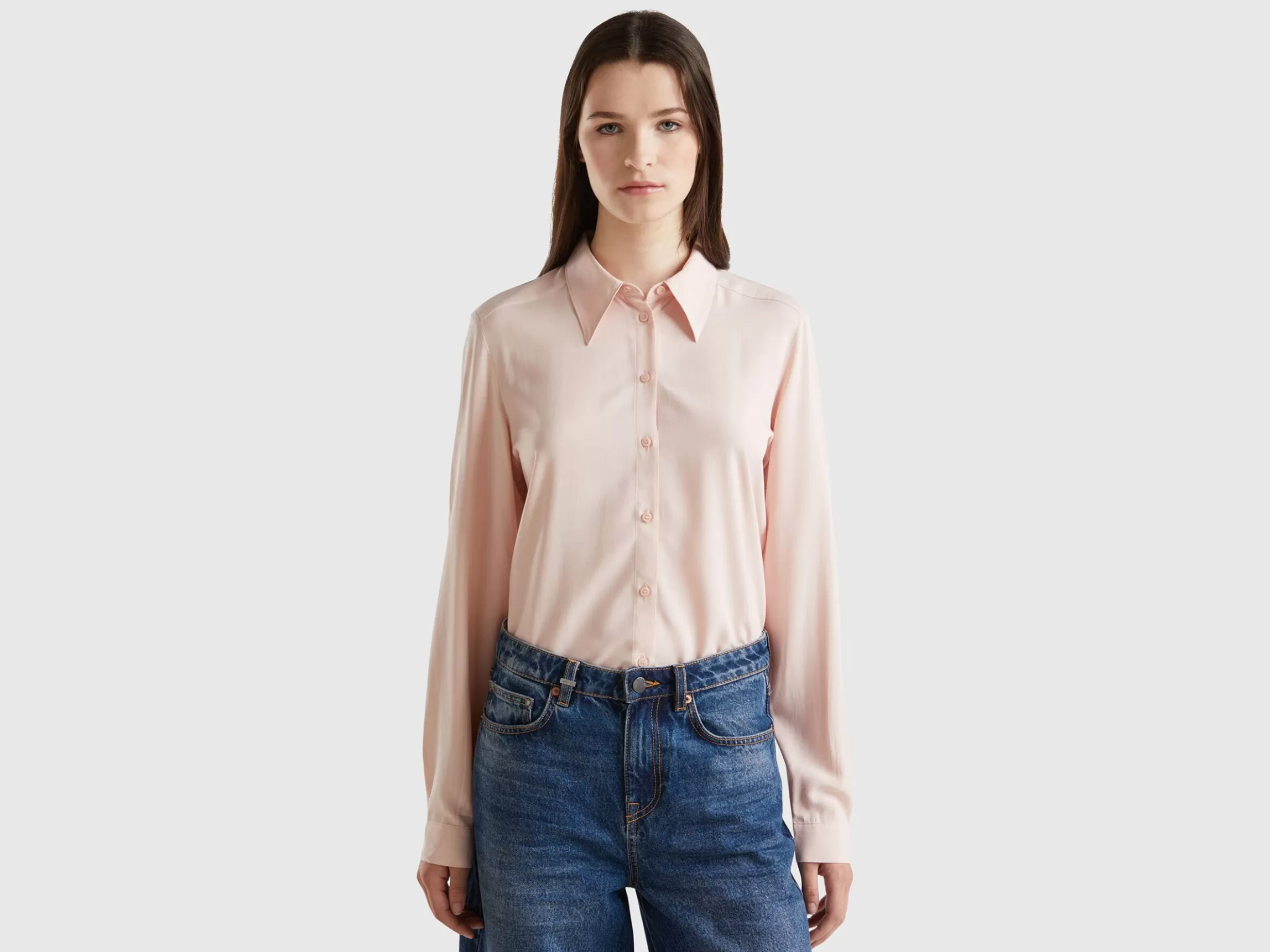 United Colors of Benetton Regular fit shirt in viscose
