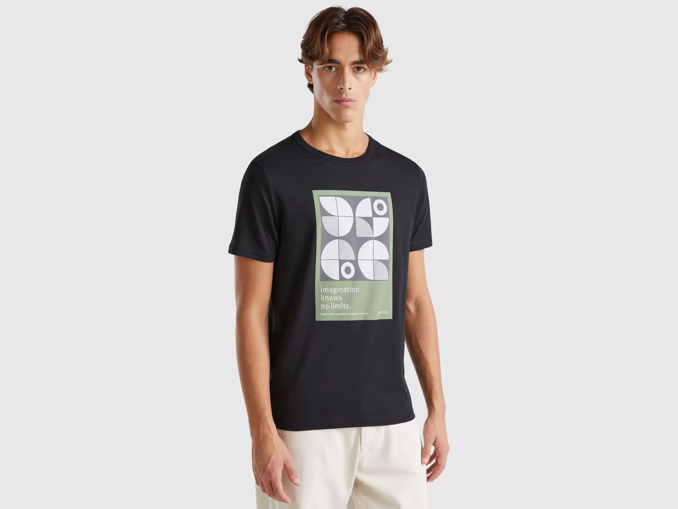 United Colors of Benetton Regular fit t-shirt in organic cotton