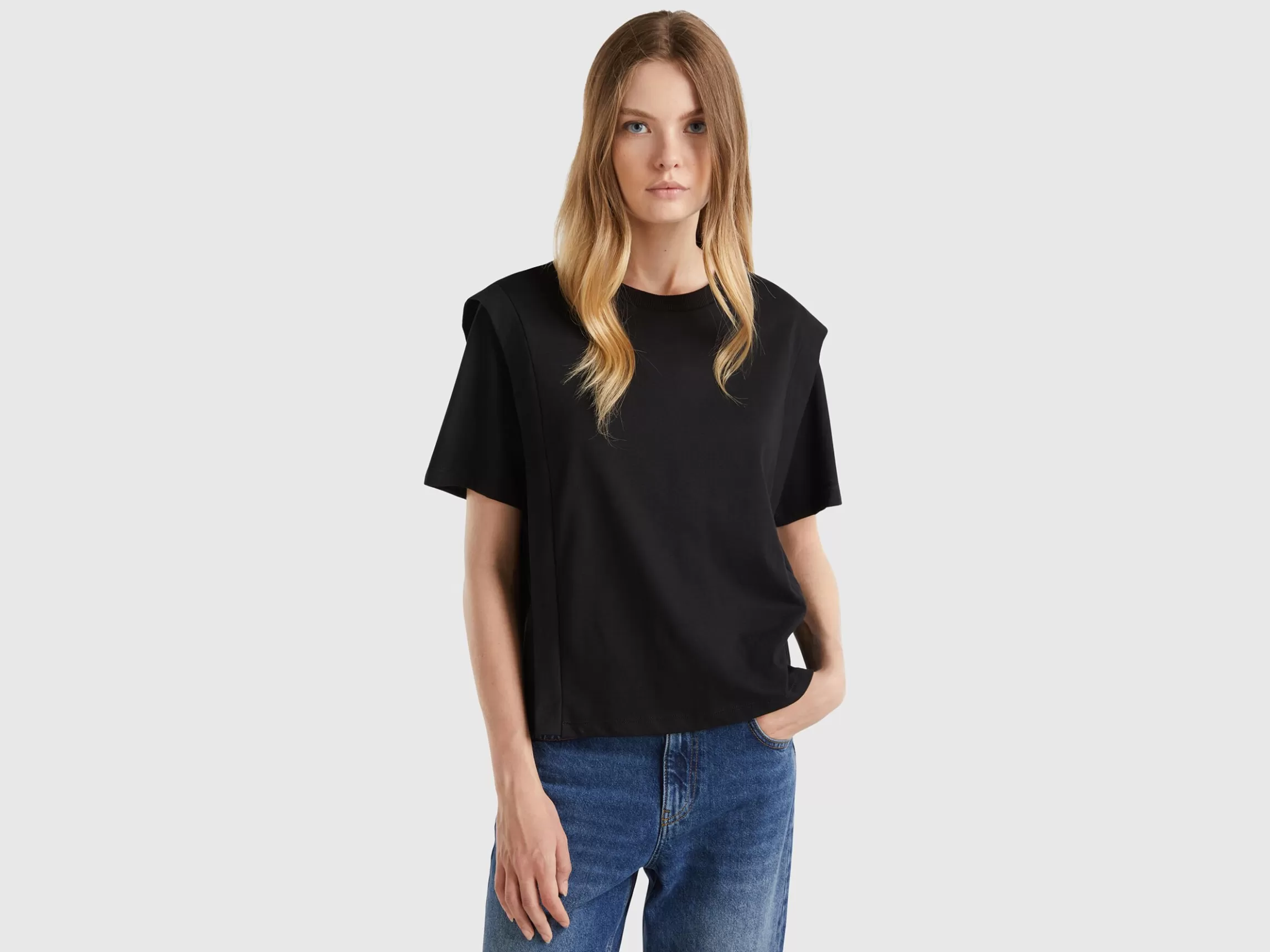 United Colors of Benetton Regular fit t-shirt with creases