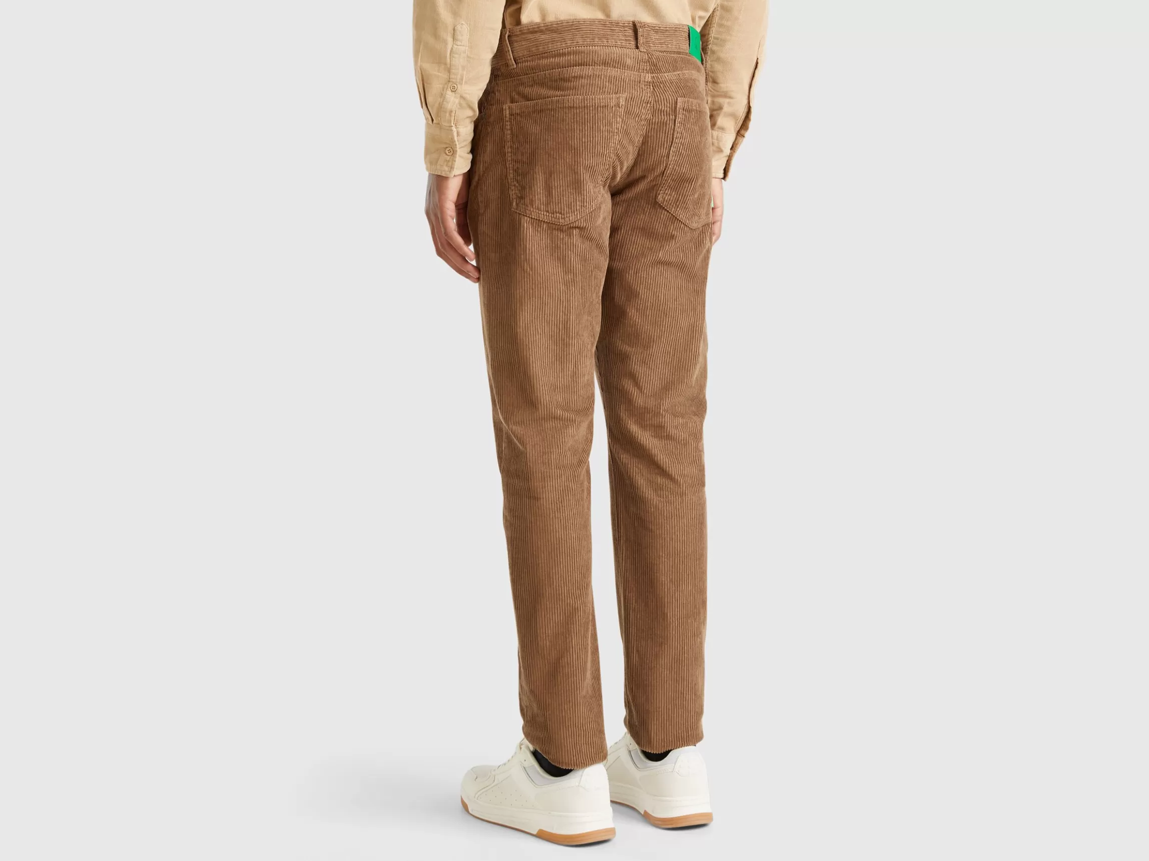 United Colors of Benetton Regular fit velvet trousers