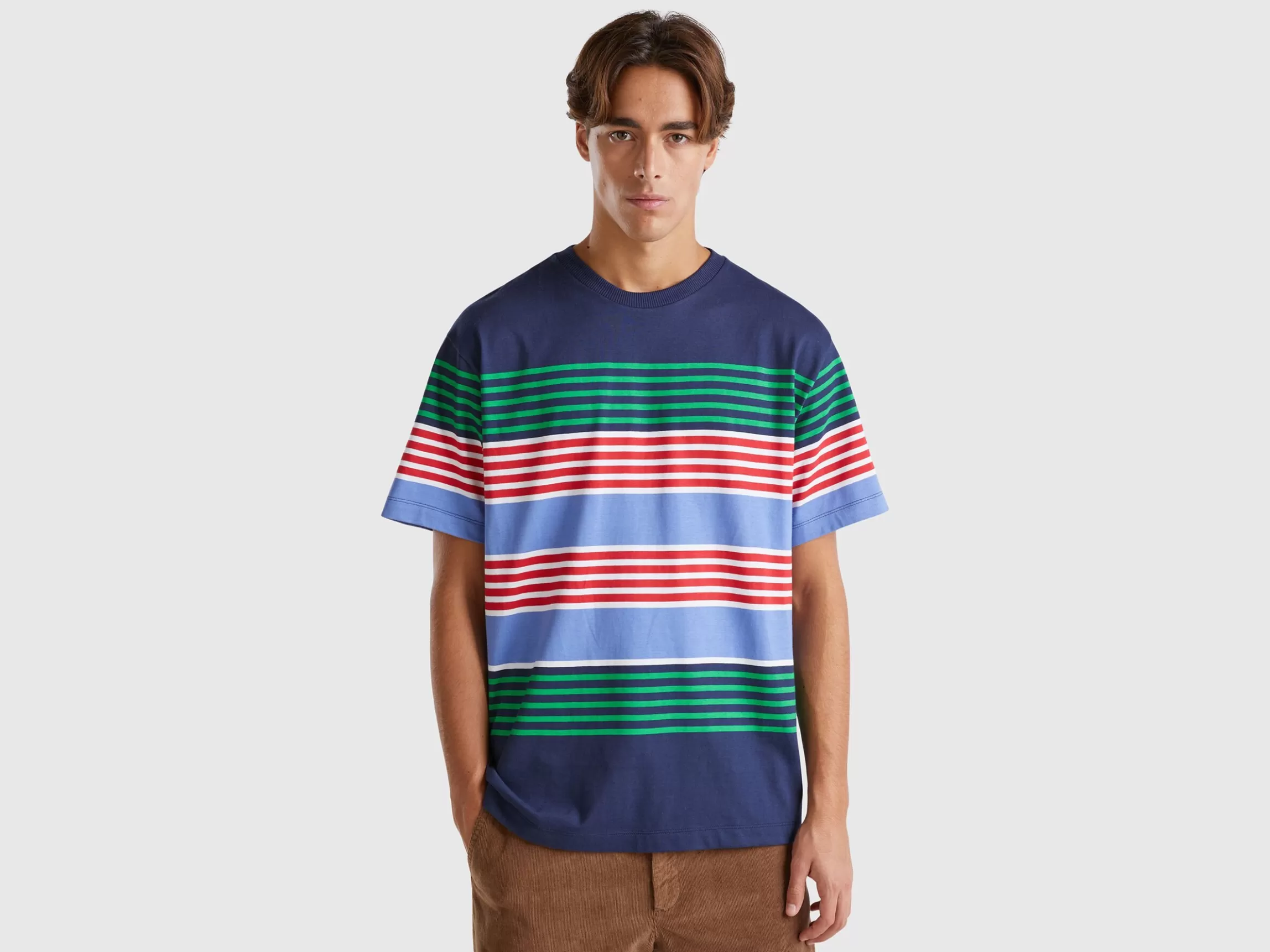 United Colors of Benetton Relaxed fit striped t-shirt