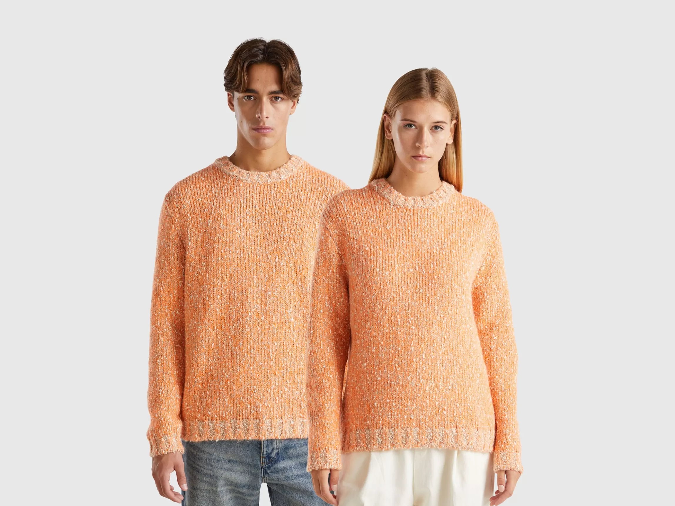 United Colors of Benetton Reversible mohair blend sweater