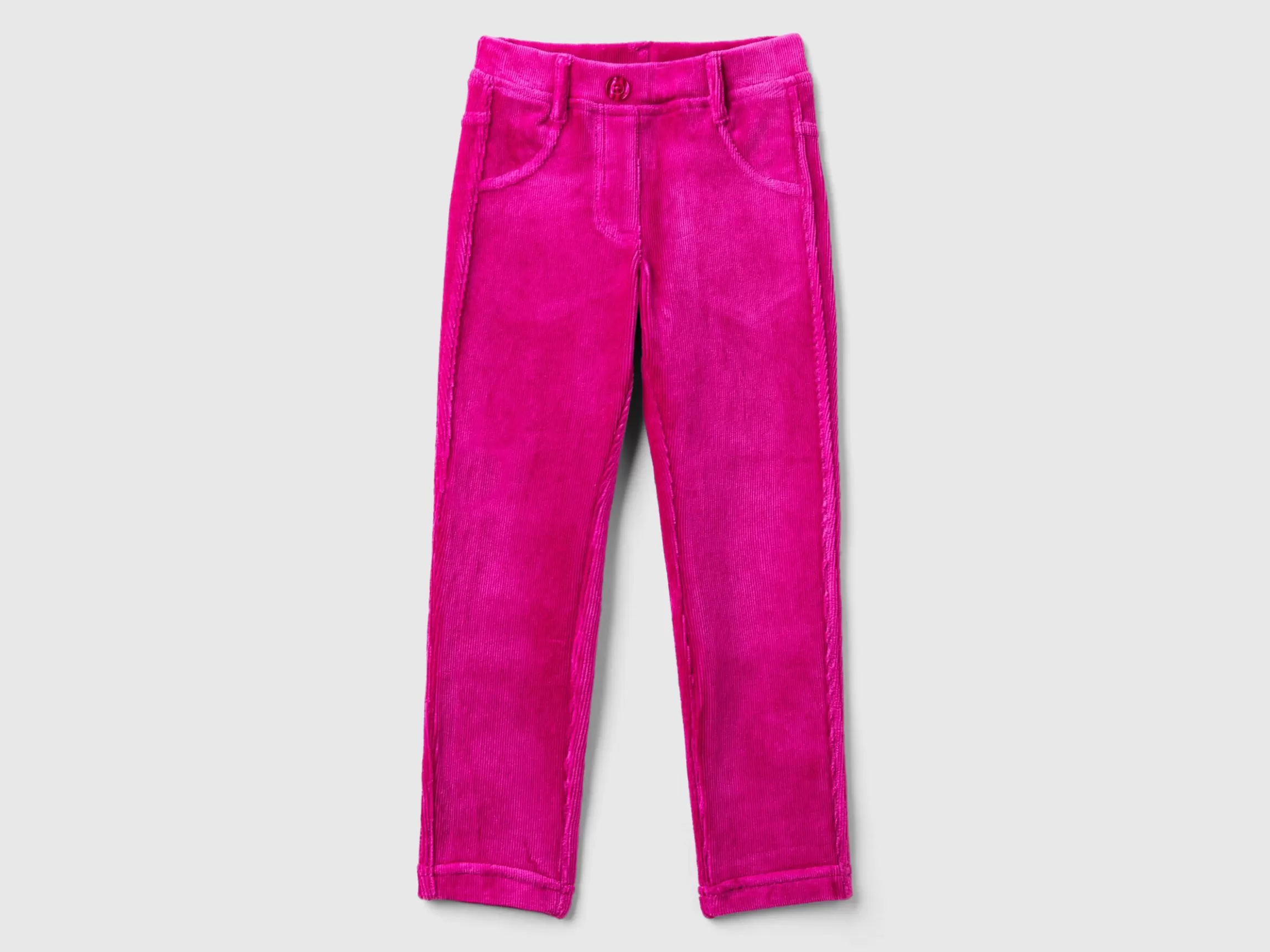 United Colors of Benetton Ribbed chenille trousers